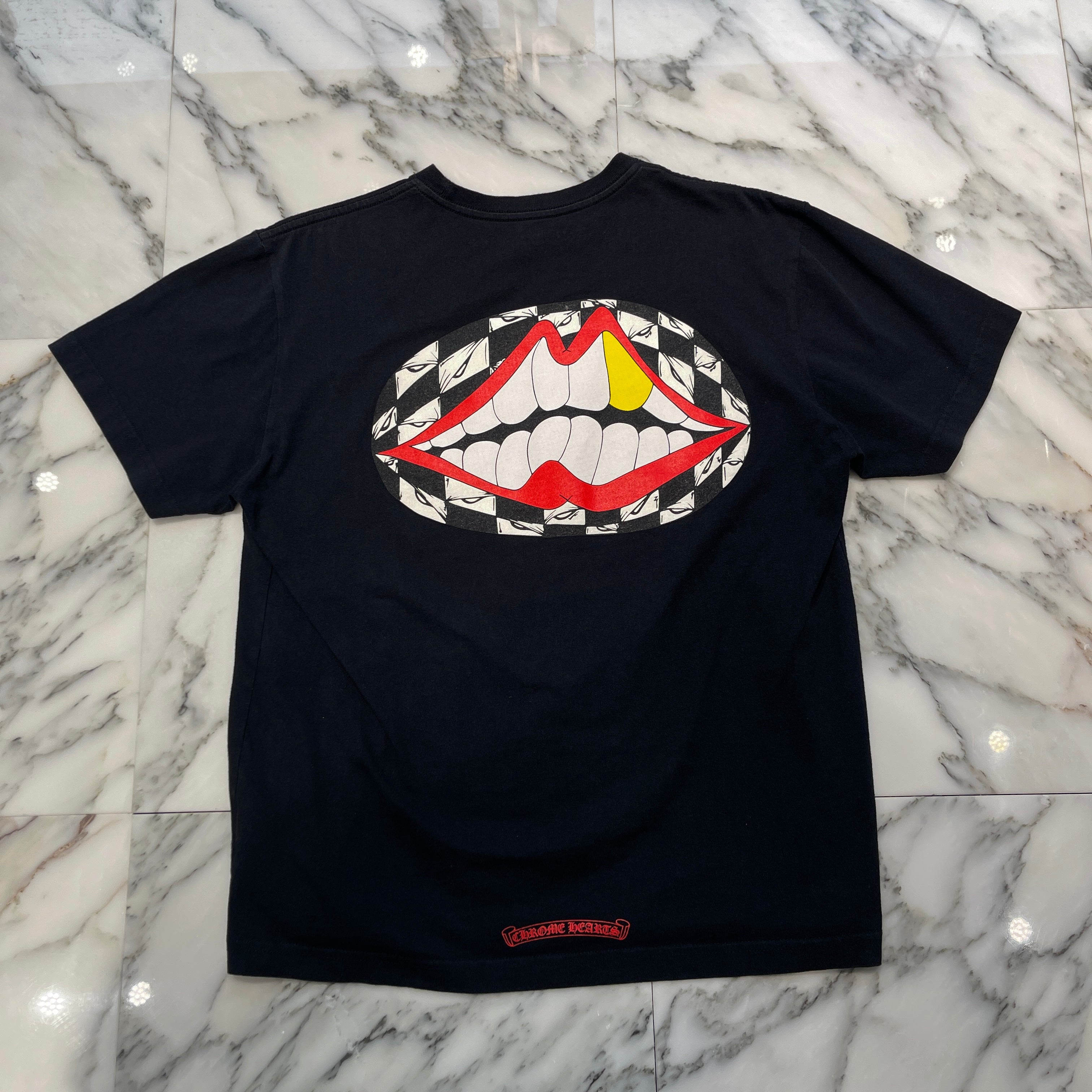 正規品 クロムハーツ Tシャツ マッティボーイ MATTYBOY 99 Eyes Chrome Hearts Matty Boy 99 Eyez T-Shirt Black Men's - US
