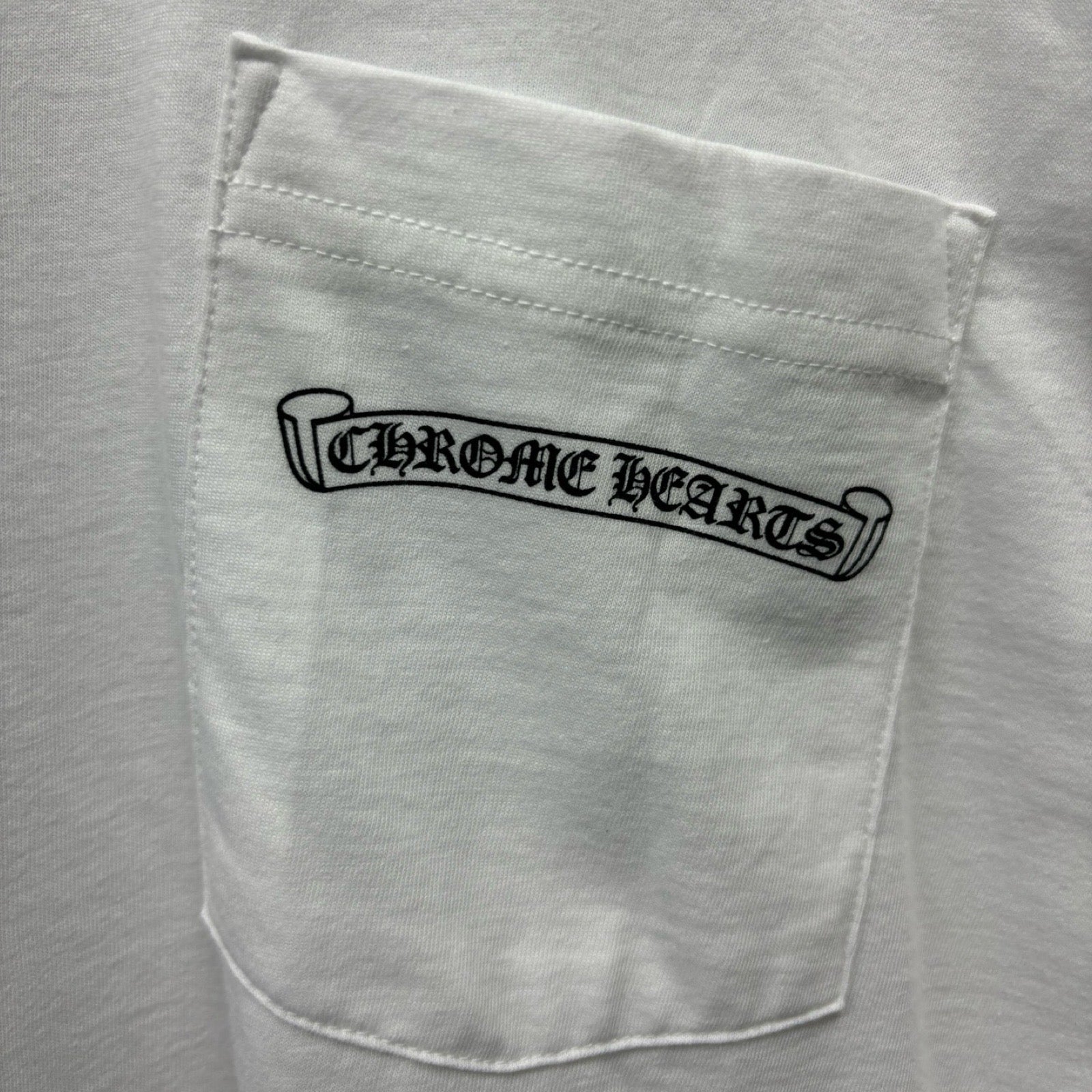 CHROME HEARTS Back Scroll Long Sleeve Tee Size XL