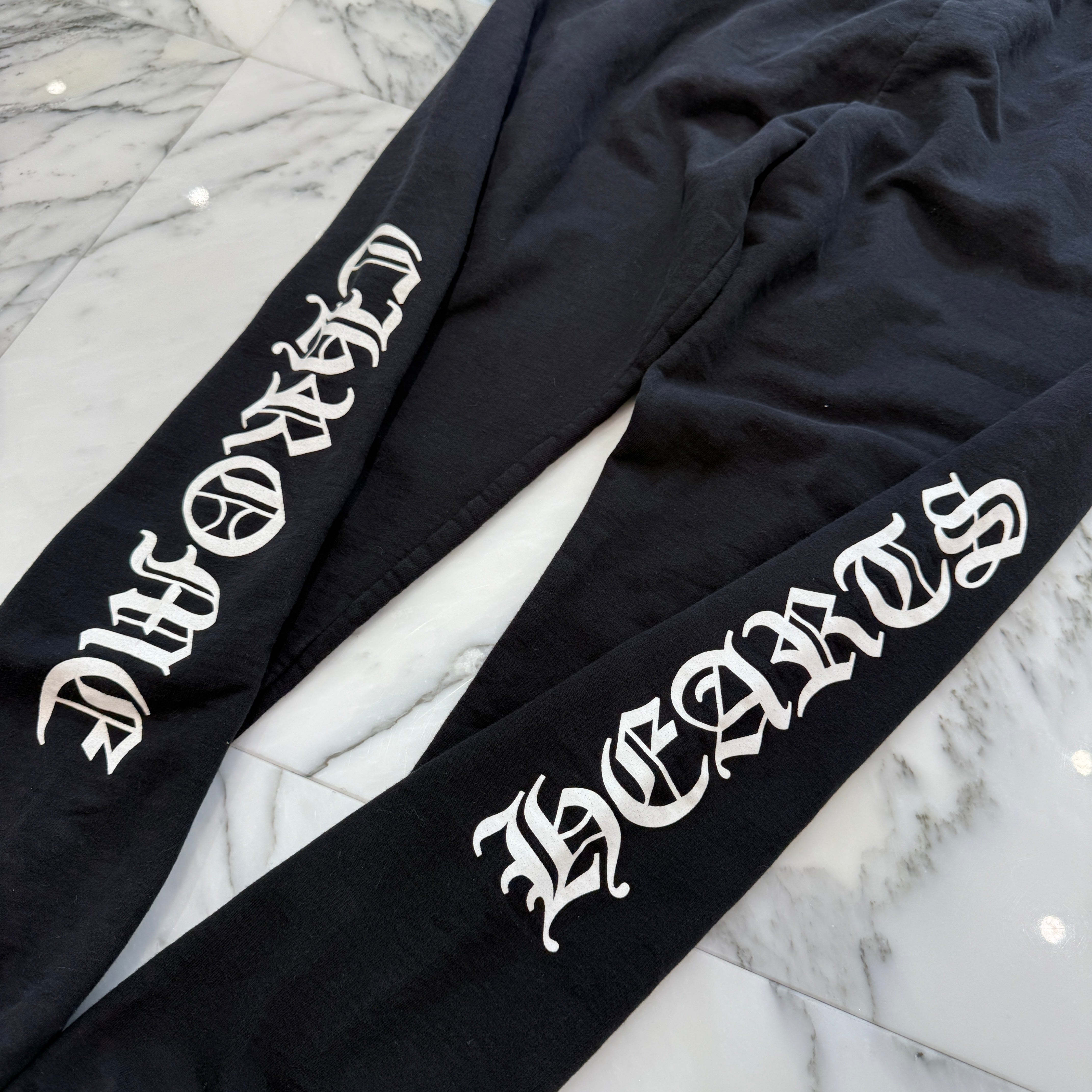 CHROME HEARTS Horseshoe Side Logo Sweat Long Pants Size M クロムハーツ ホースシュー サイドロゴ スウェットロングパンツ サイズM