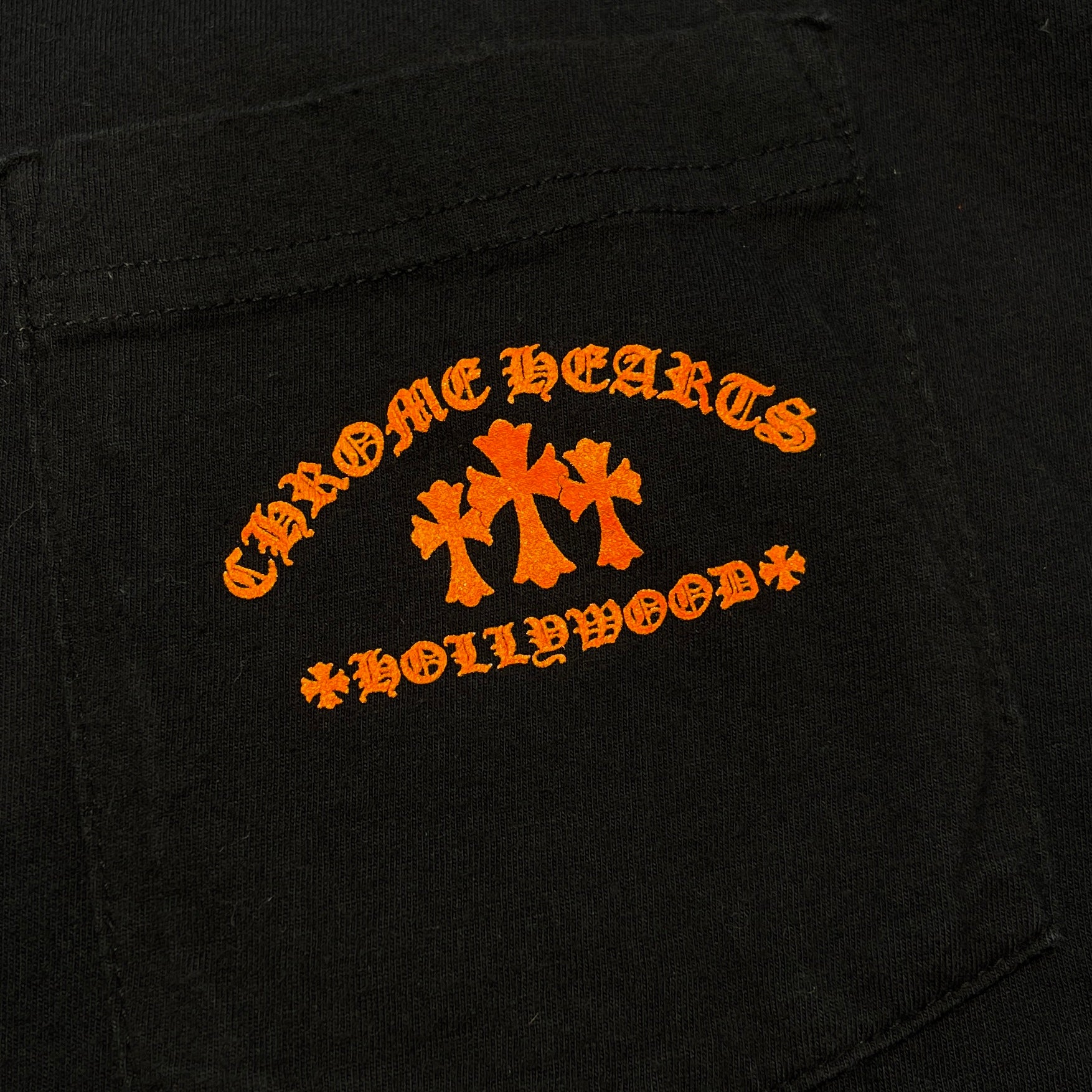 CHROME HEARTS King Taco 3 Cemetery Cross Print Long Sleeve Tee Size XL クロムハーツ キングタコ 3 セメタリークロス プリント ロングスリーブ Tシャツ サイズXL