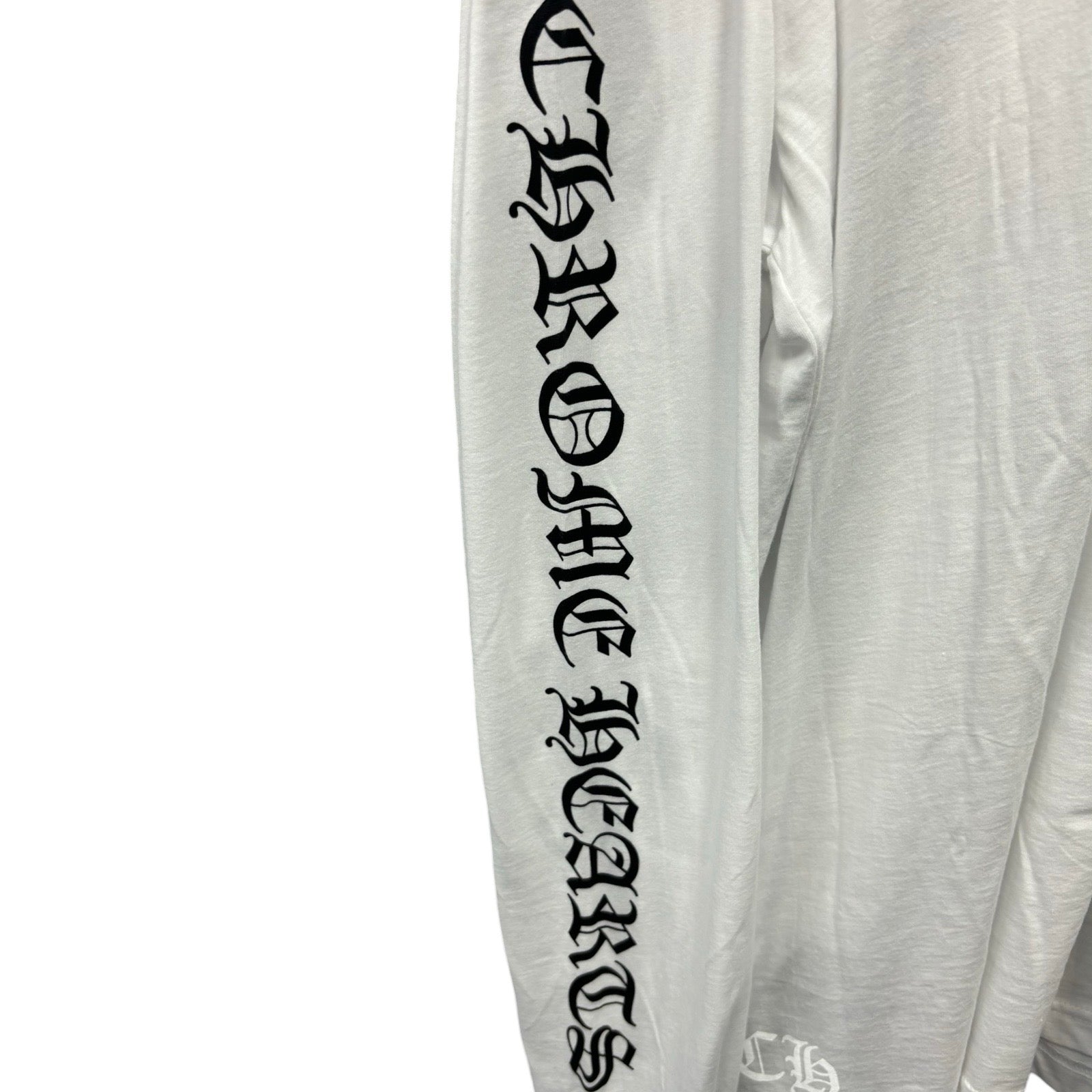 CHROME HEARTS Back Scroll Long Sleeve Tee Size XL