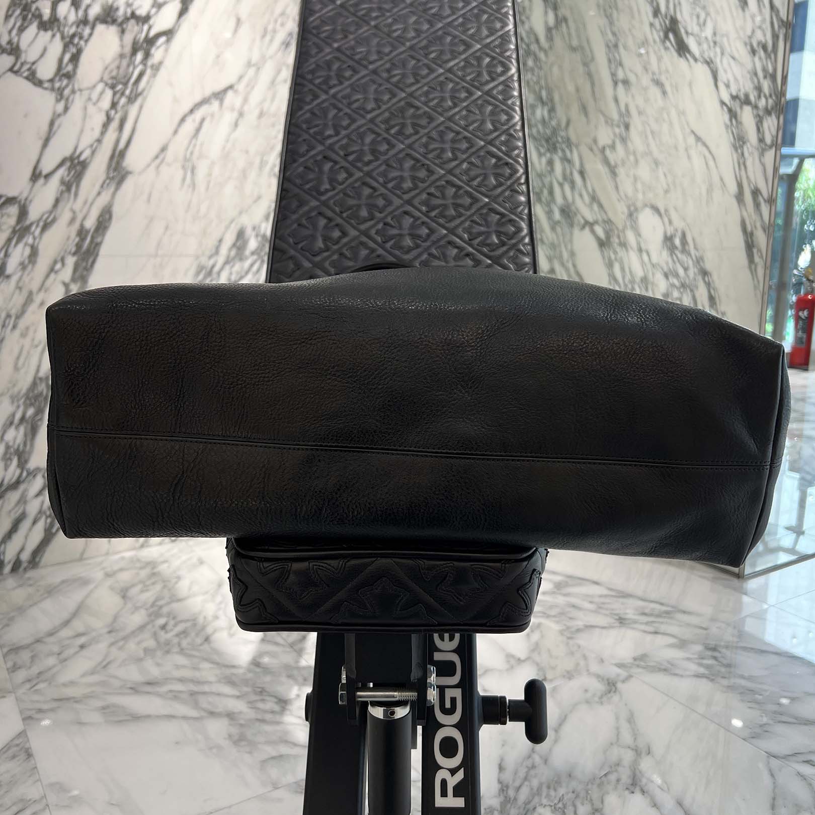 CHROME HEARTS 3 Cemetery Cross Patch FS Leather Tote Bag クロムハーツ 3セメタリークロスパッチ FS レザートートバッグ