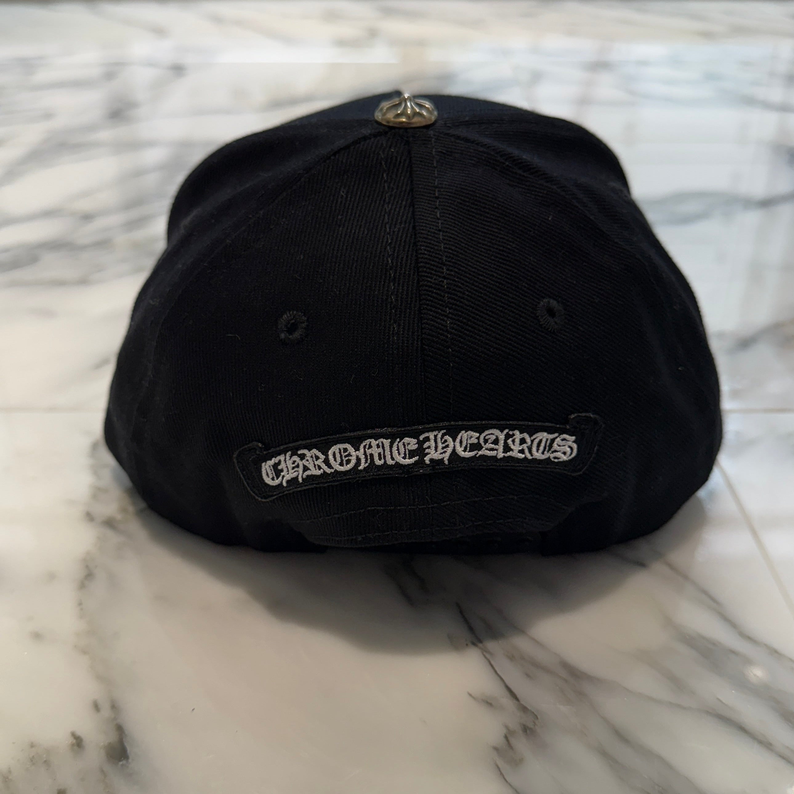 CHROME HEARTS RS3 Cross Embroidery Trucker Cap Size ONE SIZE(51-61) クロムハーツ RS3クロス刺繡 トラッカーキャップ ワンサイズ (51-61）