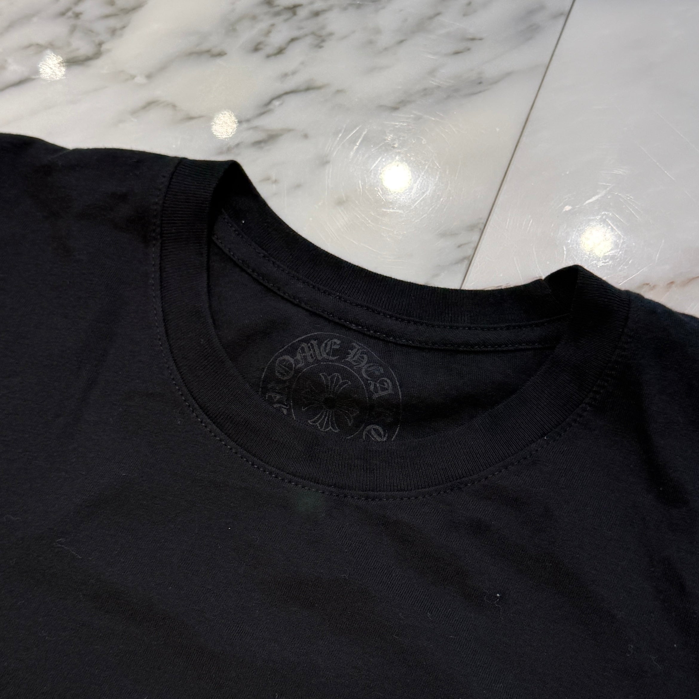 CHROME HEARTS Vertical Logo Half Vine Dagger Tee Size L クロムハーツ ヴァーティカルロゴ ハーフ ヴァインダガー Tシャツ サイズL