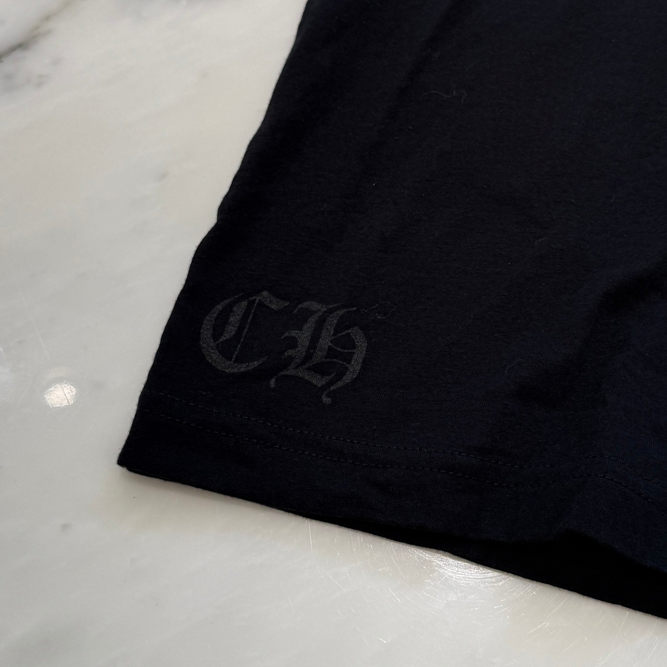 CHROME HEARTS Vertical Logo Half Vine Dagger Tee Size L クロムハーツ ヴァーティカルロゴ ハーフ ヴァインダガー Tシャツ サイズL