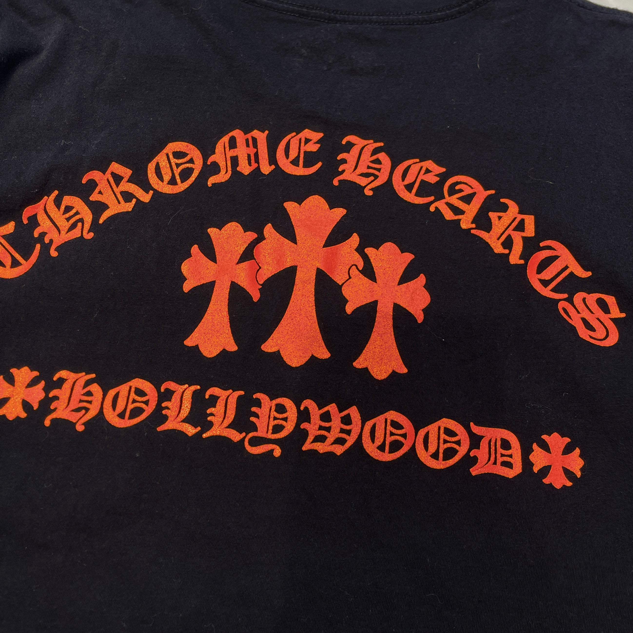 CHROME HEARTS King Taco 3 Cemetery Cross Print Long Sleeve Tee Size XL クロムハーツ キングタコ 3 セメタリークロス プリント ロングスリーブ Tシャツ サイズXL