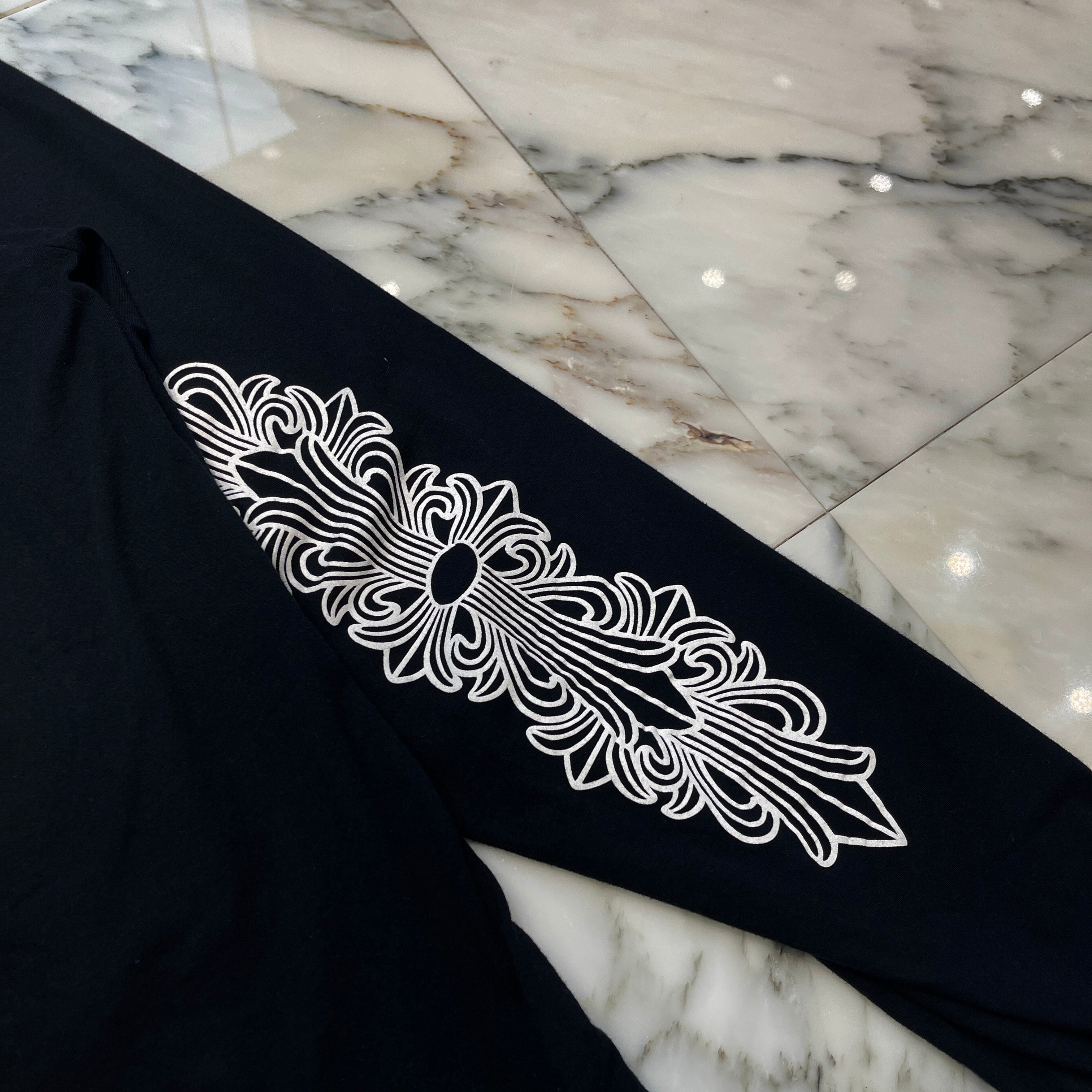 CHROME HEARTS × The Rolling Stones Lip & Tongue Horseshoe Long Sleeve Tee Size XL クロムハーツ × ザ ローリングストーンズ リップ&タン ホースシュー ロングスリーブ Tシャツ サイズXL