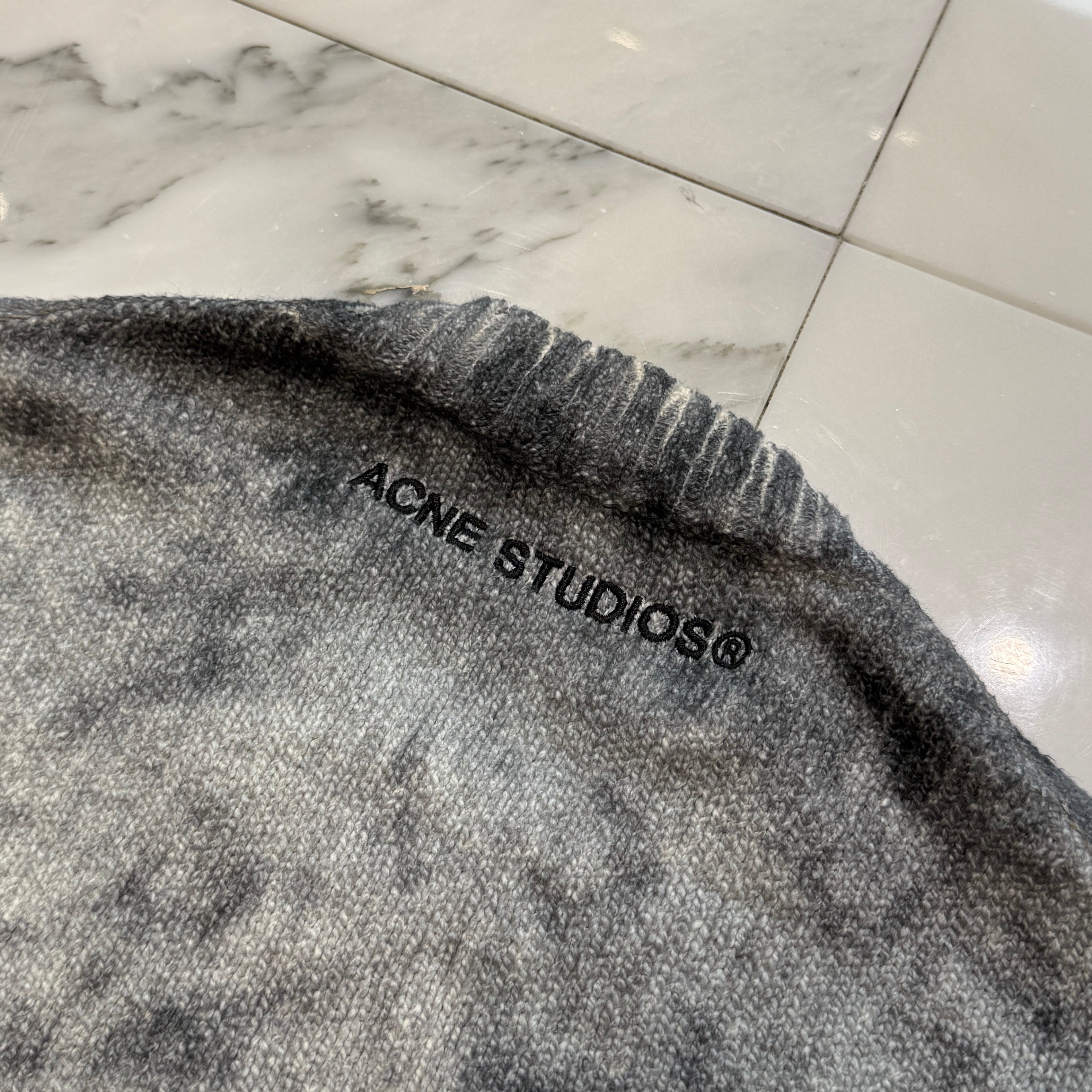 Acne Studios Jumper Acid Print Cotton Knit FN-MN-KNIT000475-B60329 Size XS アクネストゥディオズ ジャンパーアシッドプリント コットンニット サイズXS