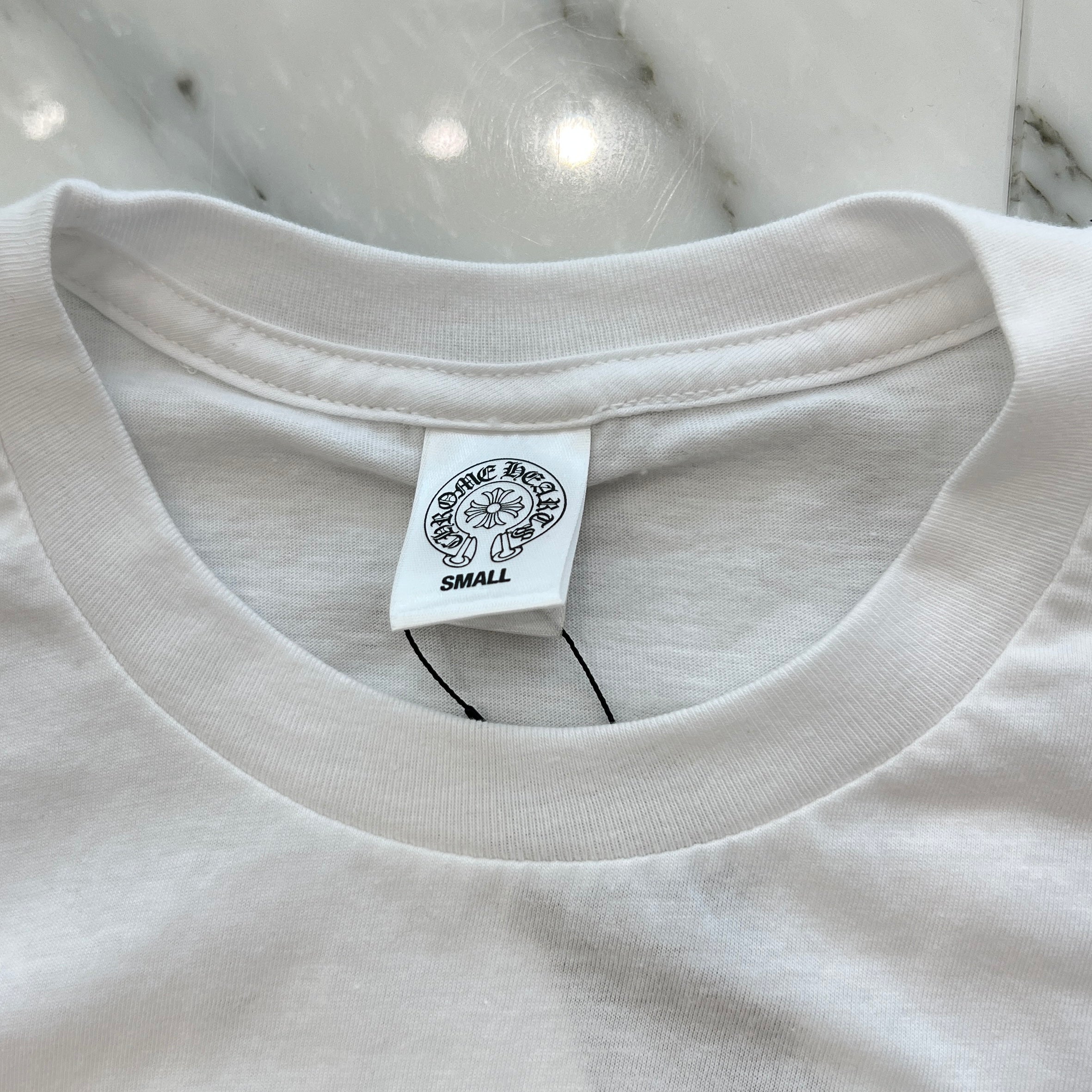 CHROME HEARTS JOE FOTI Skull Horseshoe Print Tee Size S クロムハーツ ジョーフォティ スカル ホースシュー プリント Tシャツ サイズS