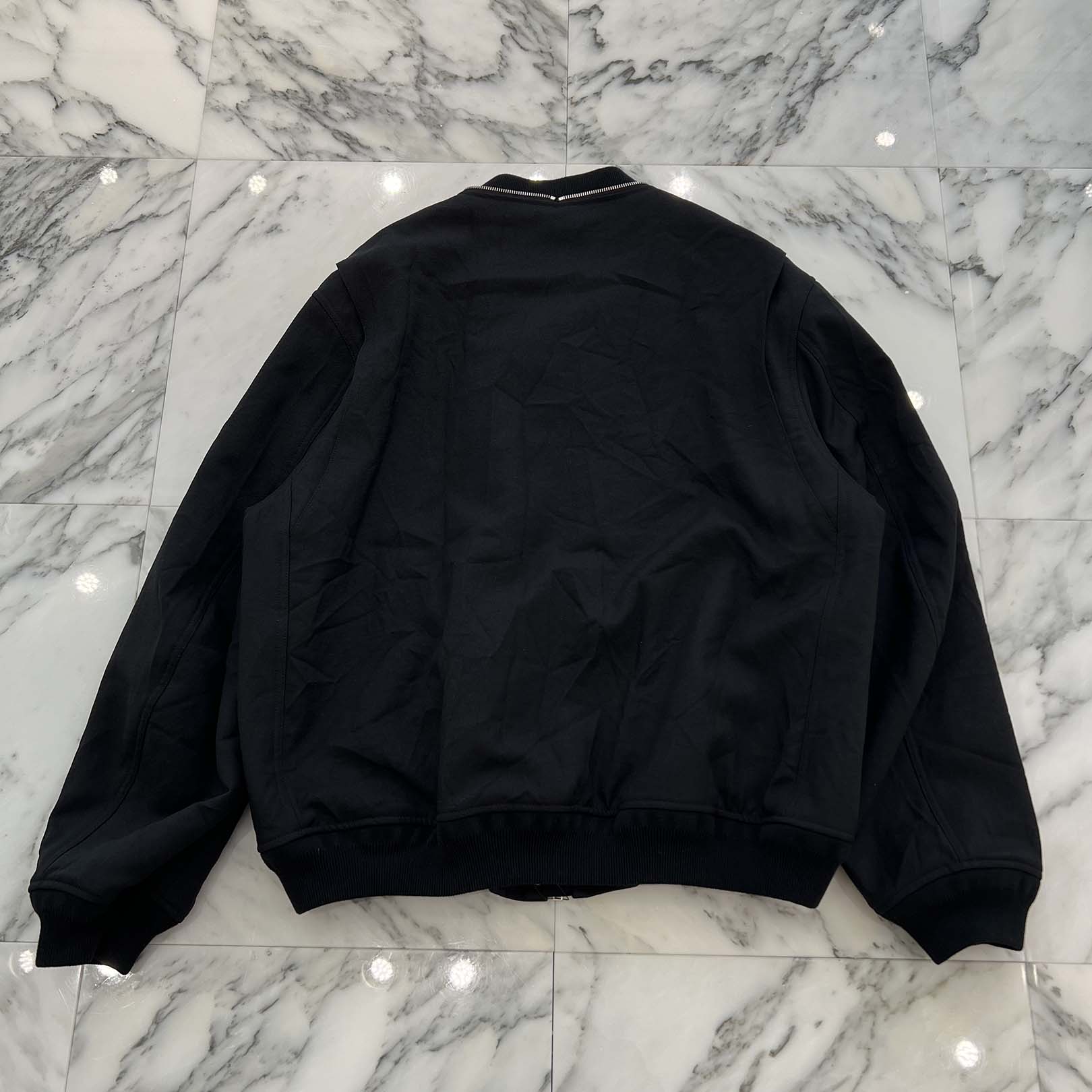 JIL SANDER 2016AW Padded Zip Bomber Jacket JSMT420501MT44270012 Size 50 ジルサンダー 中綿入りジップデザインボンバーブルゾン サイズ50