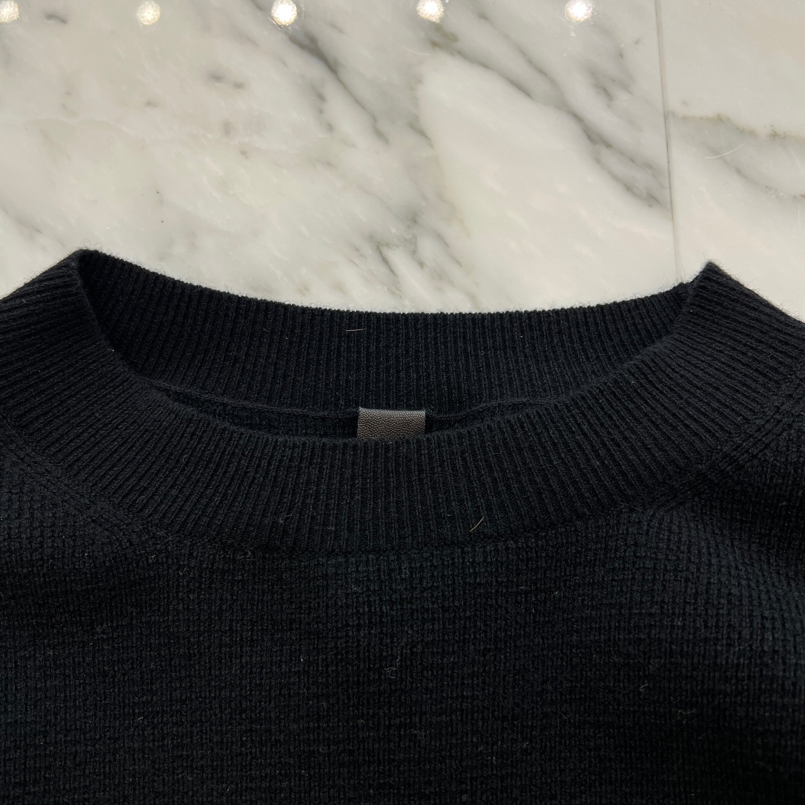 CHROME HEARTS YNOT Vine Dagger Embroidery Cashmere Sweater Size M クロムハーツ ワイノット ヴァインダガー刺繍 カシミヤ セーター サイズM