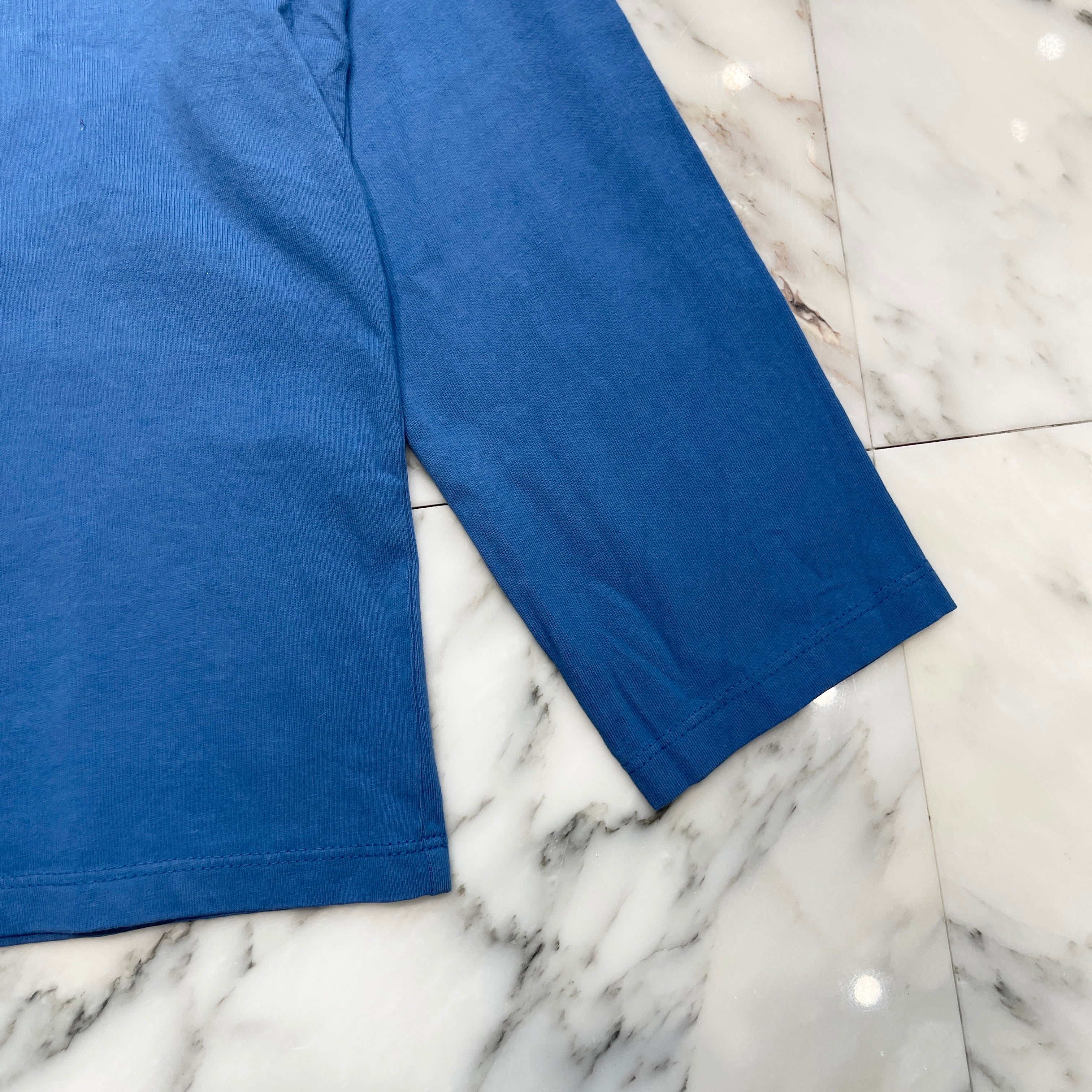 CHROME HEARTS Y NOT King Taco 3 Cemetery Cross Flock Print Long Sleeve Tee Size M クロムハーツ ワイノット キングタコ 3 セメタリークロス フロッキープリント ロングスリーブ Tシャツ サイズM