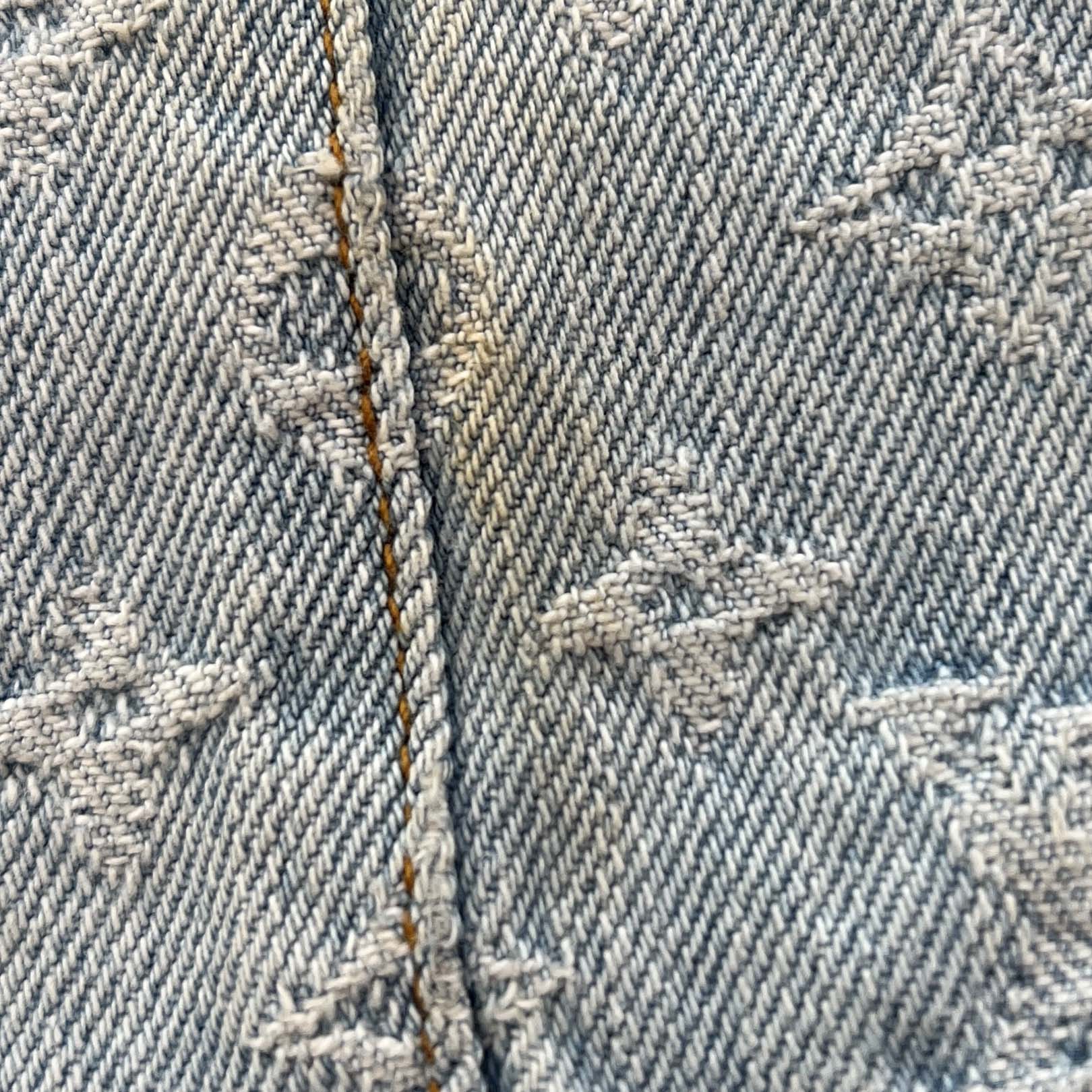 LOUIS VUITTON × NBA 2021AW Embroidered Patch Monogram Flare Denim Pants Size 29 ルイヴィトン × NBA 刺繡パッチモノグラムフレアデニムパンツ サイズ29