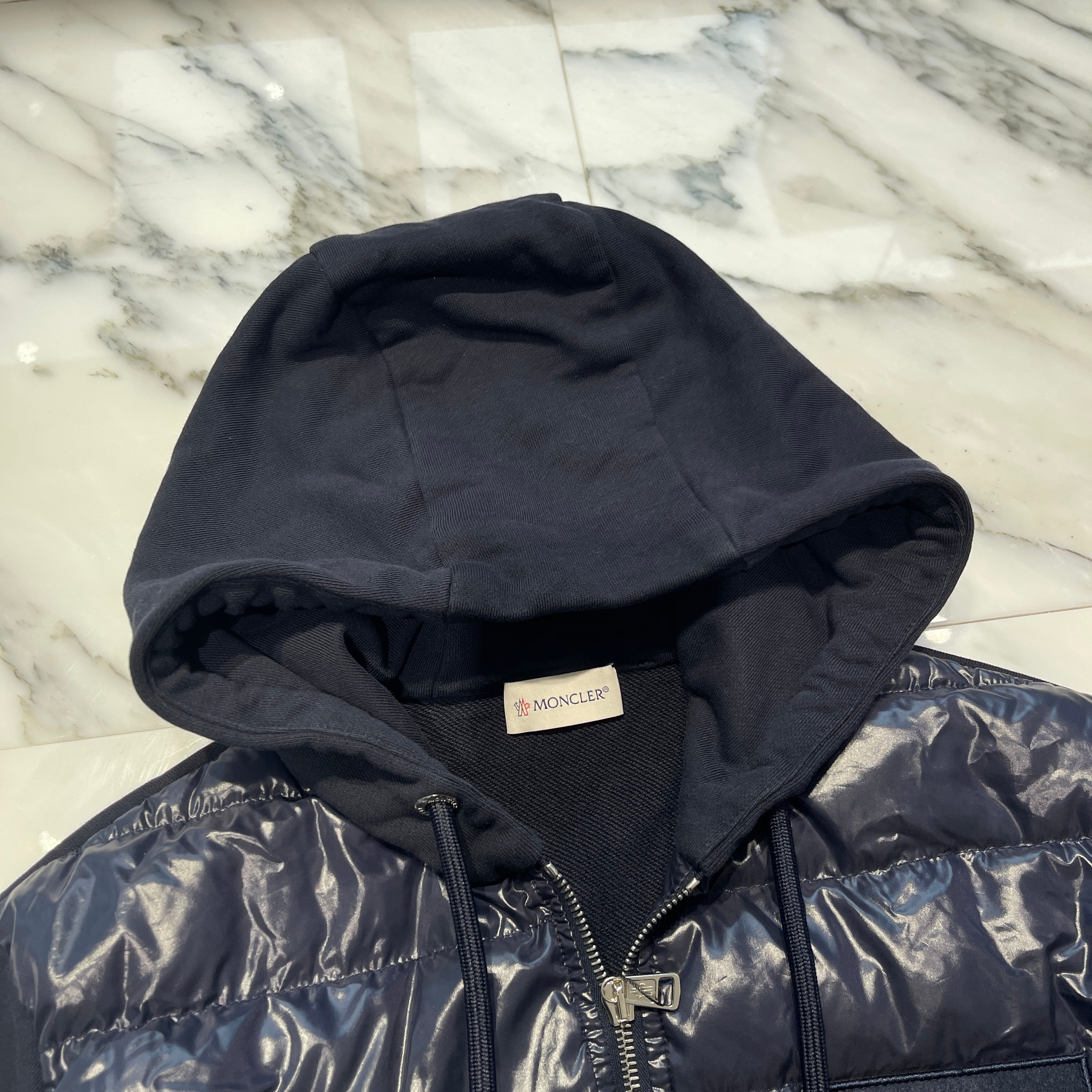 MONCLER MAGLIA CARDIGAN Zip Up Hoodie E20918428000 80985 Size M