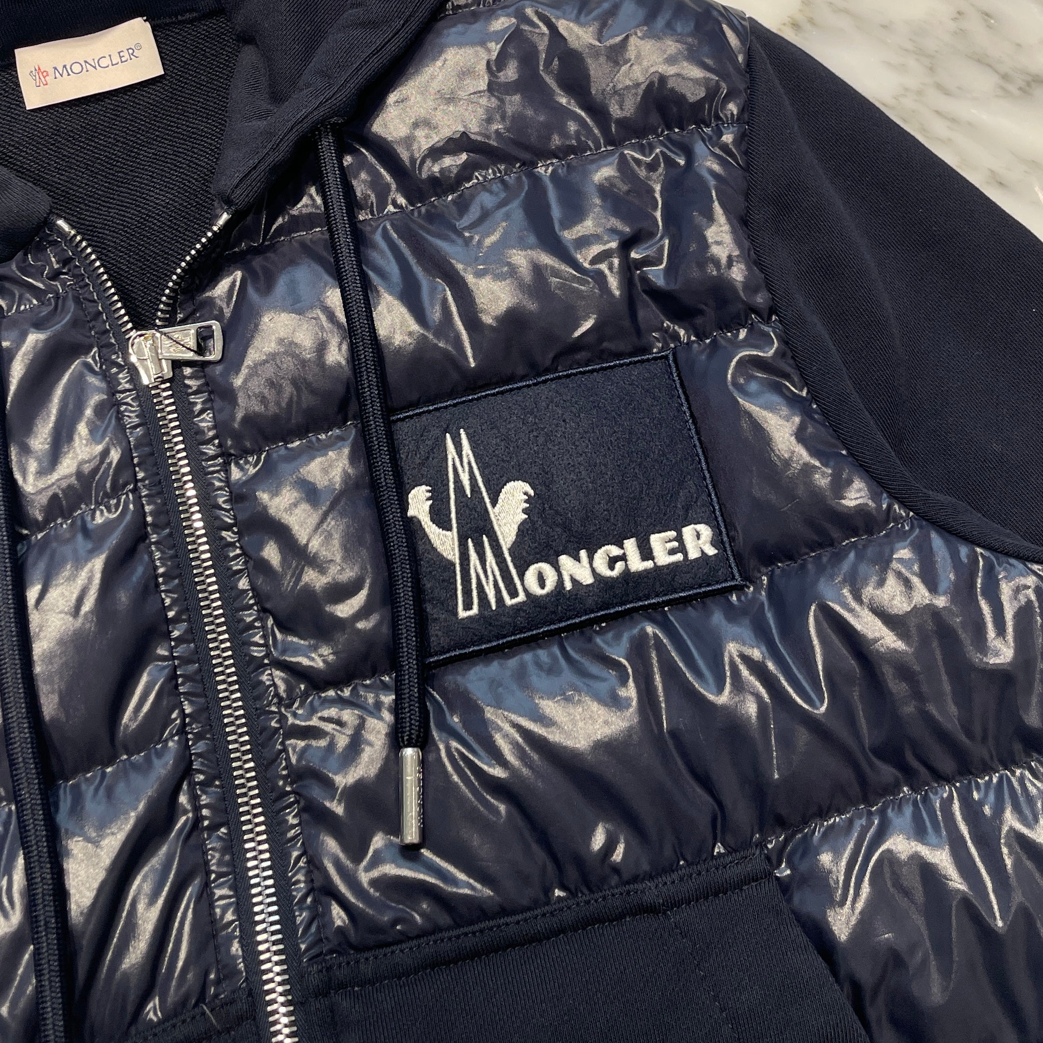 MONCLER MAGLIA CARDIGAN Zip Up Hoodie E20918428000 80985 Size M モンクレール マグリア カーディガン ジップアップ フーディー サイズM