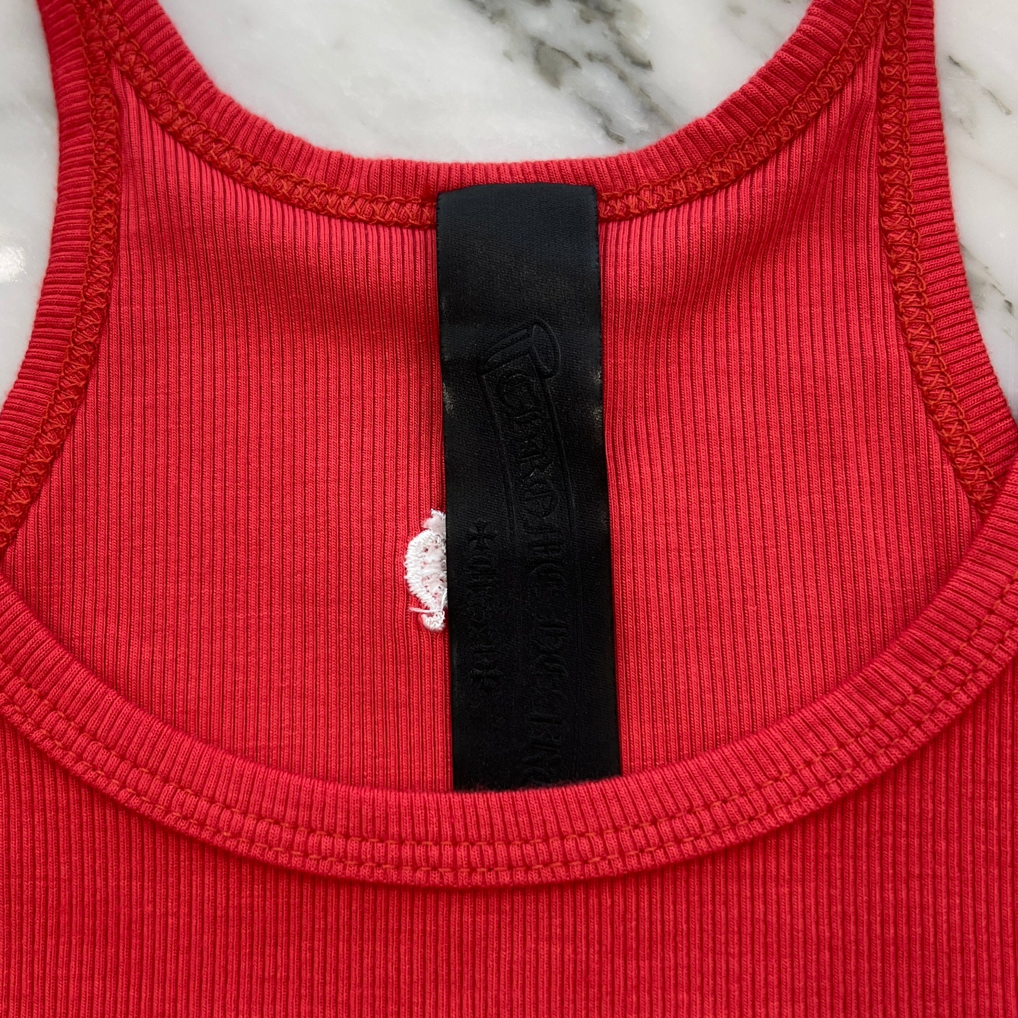 CHROME HEARTS Y NOT CH Logo Embroidery Camisole Size S