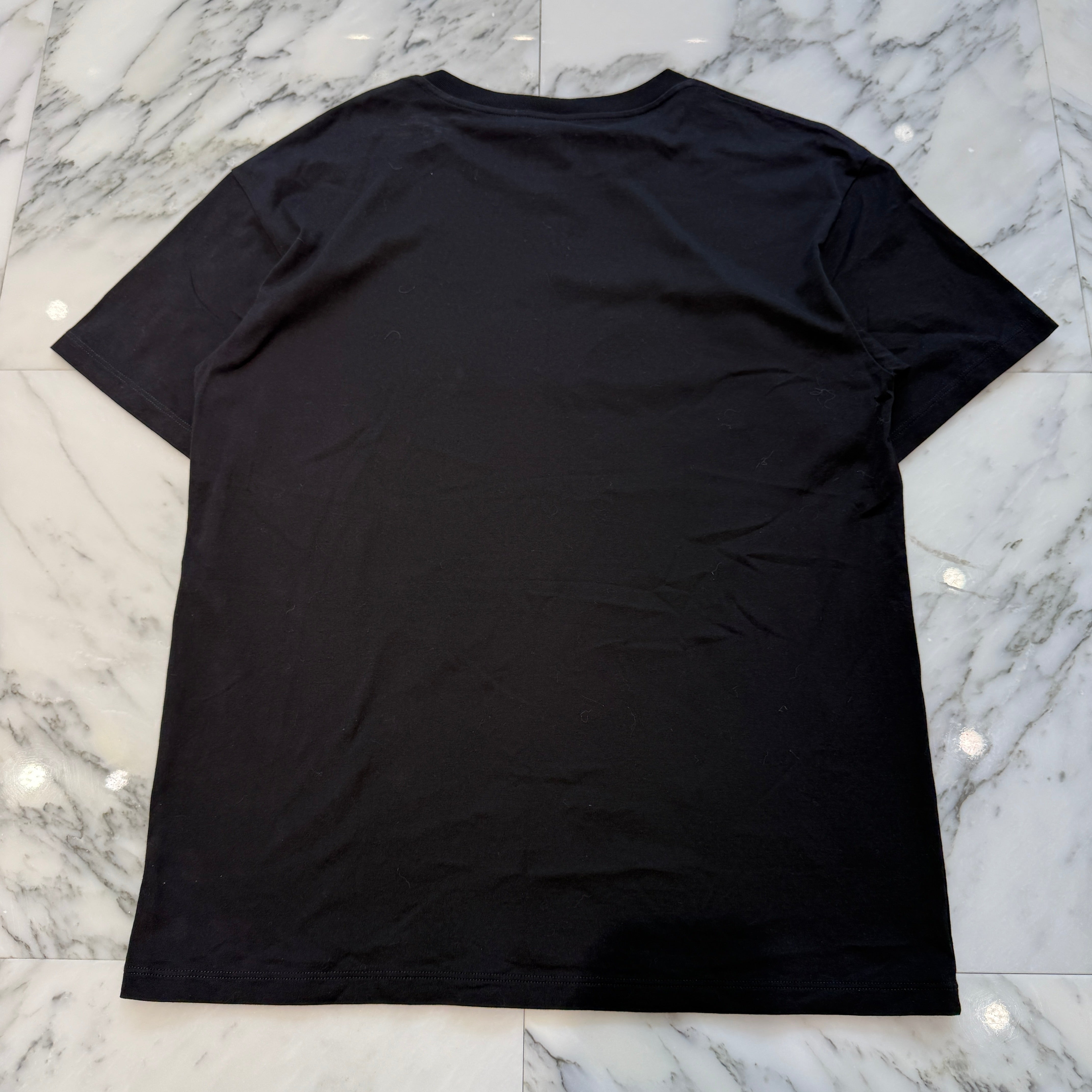 CELINE 2023SS Rhinestone Logo Loose Fit Cotton Tee 2X49F671Q Size XS セリーヌ ラインストーンロゴ ルーズフィット コットンTシャツ サイズXS