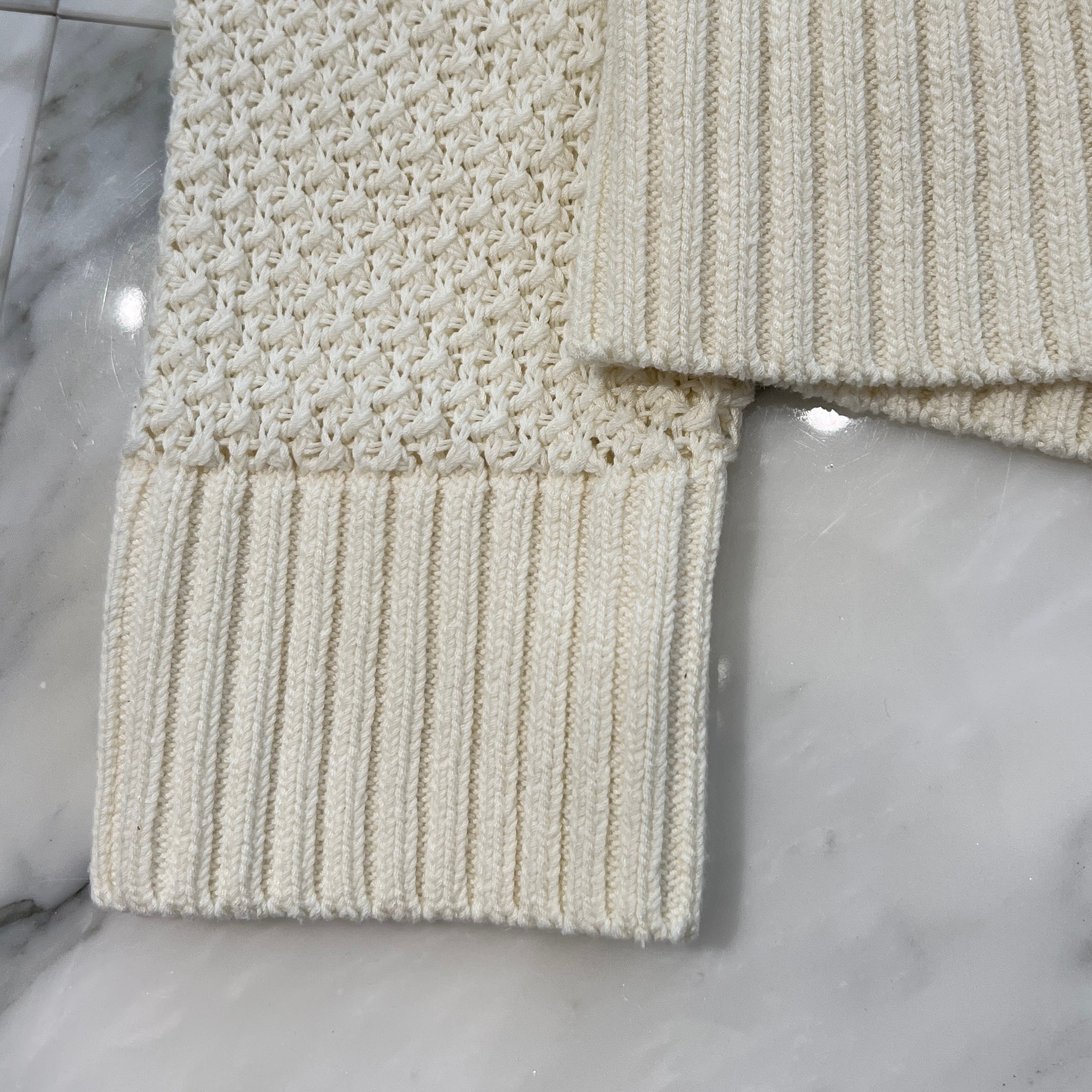 Maison MIHARA YASUHIRO 2021SS Hooded Mesh Cotton Cardigan A06CD521 Size 46 メゾン ミハラヤスヒロ フーデッド メッシュ コットン カーディガン サイズ46