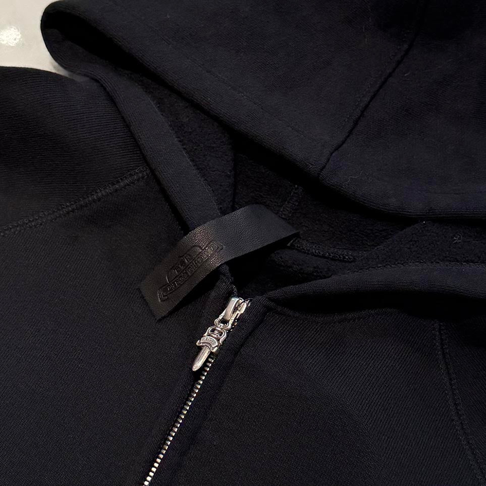 CHROME HEARTS Ynot King Taco 3 Cemetery Cross Embroidery Zip Up Hoodie Size M クロムハーツ ワイノット キングタコ 3セメタリークロス刺繍 ジップアップフーディー サイズM