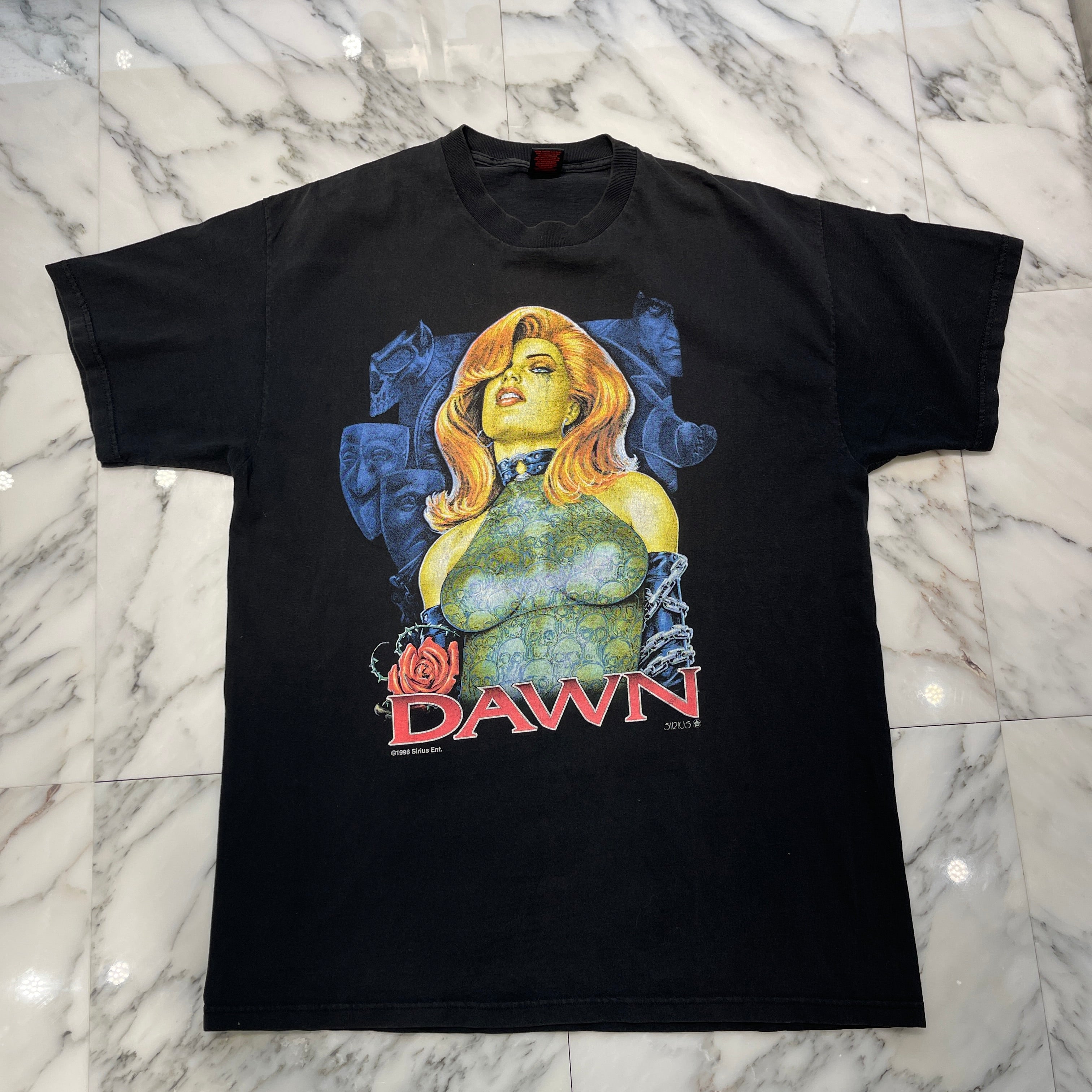 Vintage 90's FASHION VICTIM 1998 "DAWN FASHION VICTIM" S/S Tee Size XL 90's ファッション・ヴィクティム 1998 "ダウンファッションヴィクティム" Tシャツ サイズXL