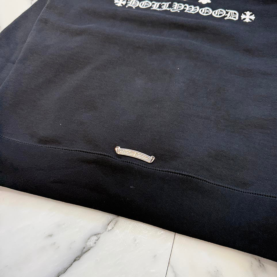 CHROME HEARTS Ynot King Taco 3 Cemetery Cross Embroidery Zip Up Hoodie Size M クロムハーツ ワイノット キングタコ 3セメタリークロス刺繍 ジップアップフーディー サイズM