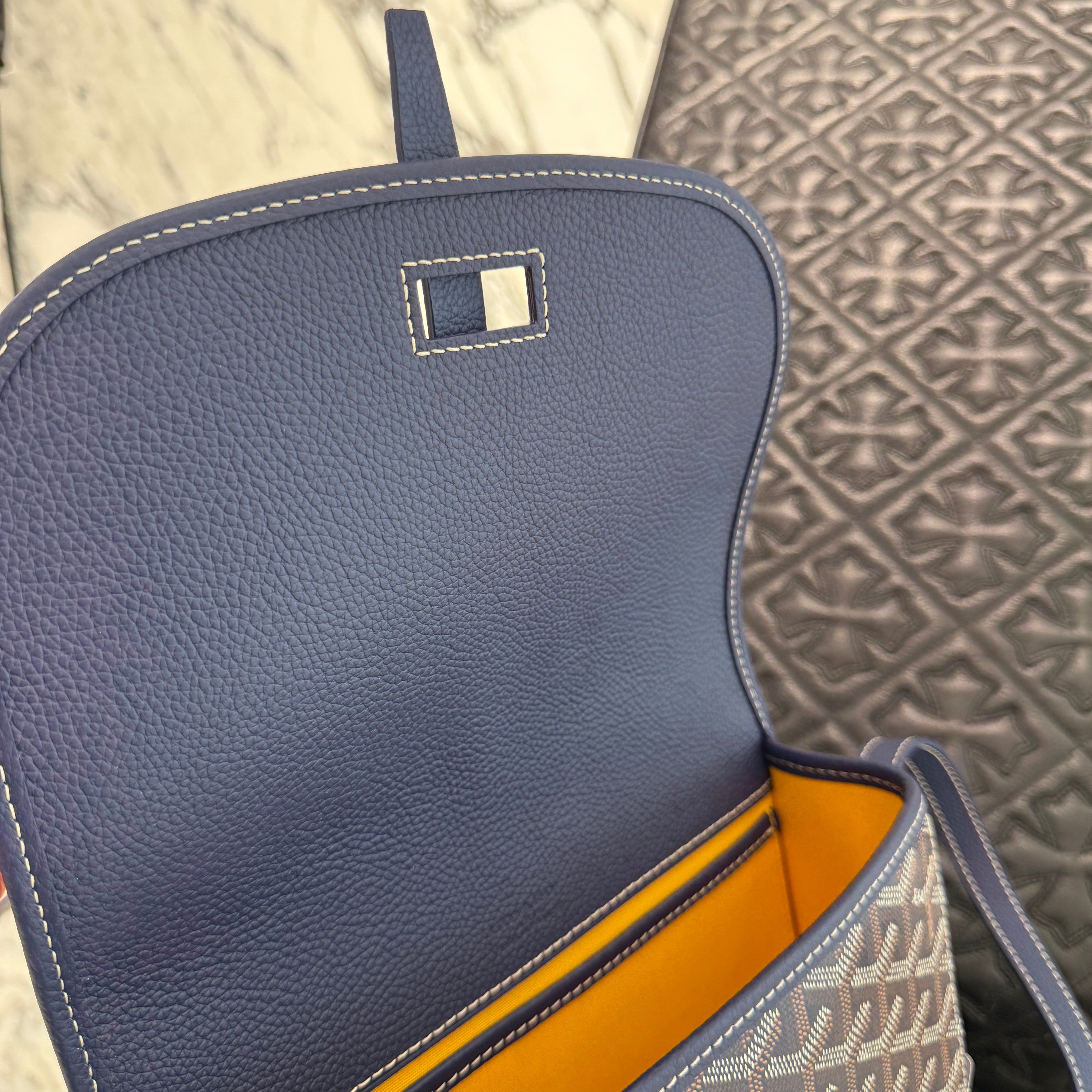 Goya ショルダー ベルヴェデーレMM ショルダーバッグ ボディバックネイビー GOYARD 2024SS Belvedere PM Shoulder Bag BELVE3PMLTY09CG09P