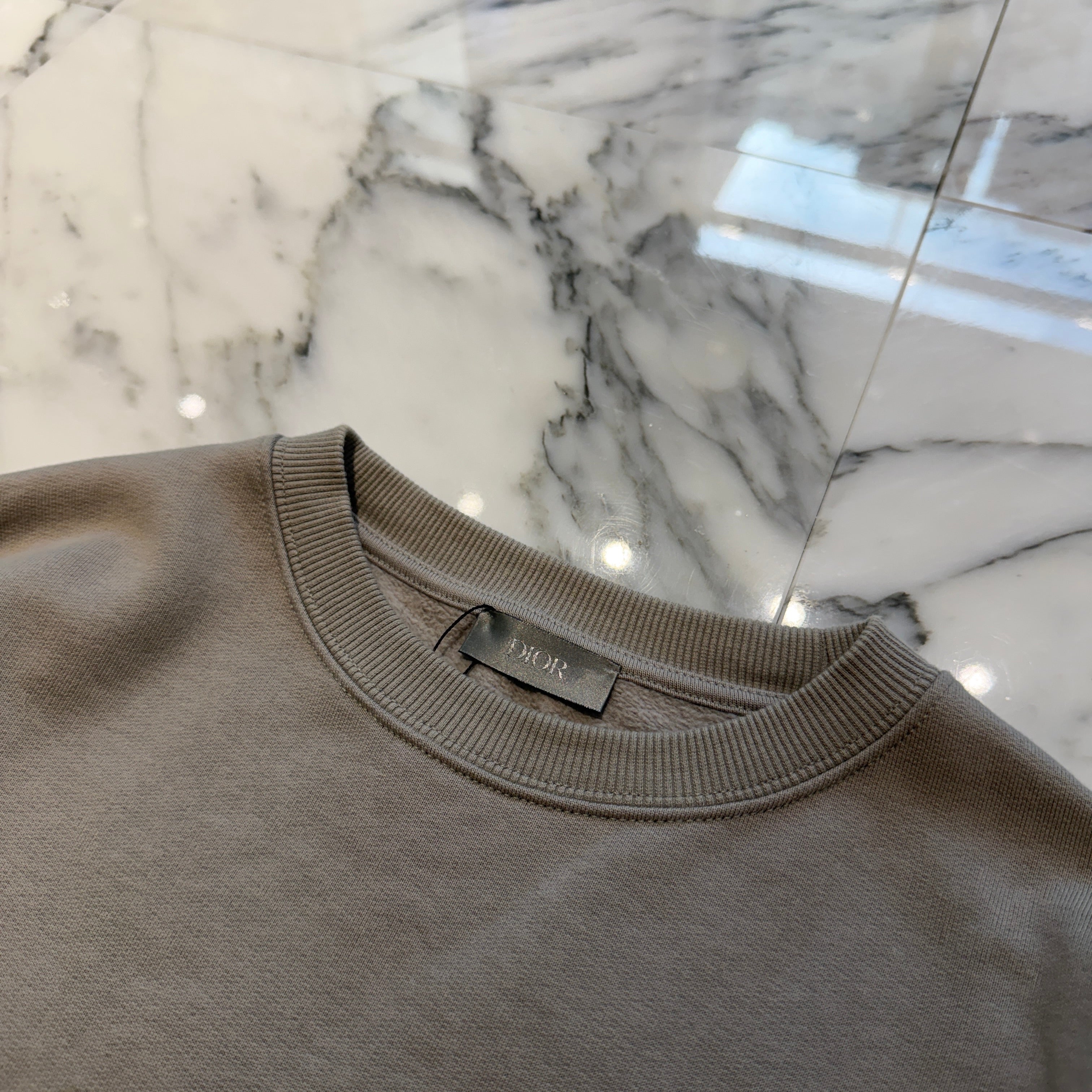 DIOR 2023AW CD Logo Embroidery Crewneck Sweat Shirt 343J699A0531 Size S ディオール CDロゴ刺繍 クルーネック スウェットシャツ サイズS