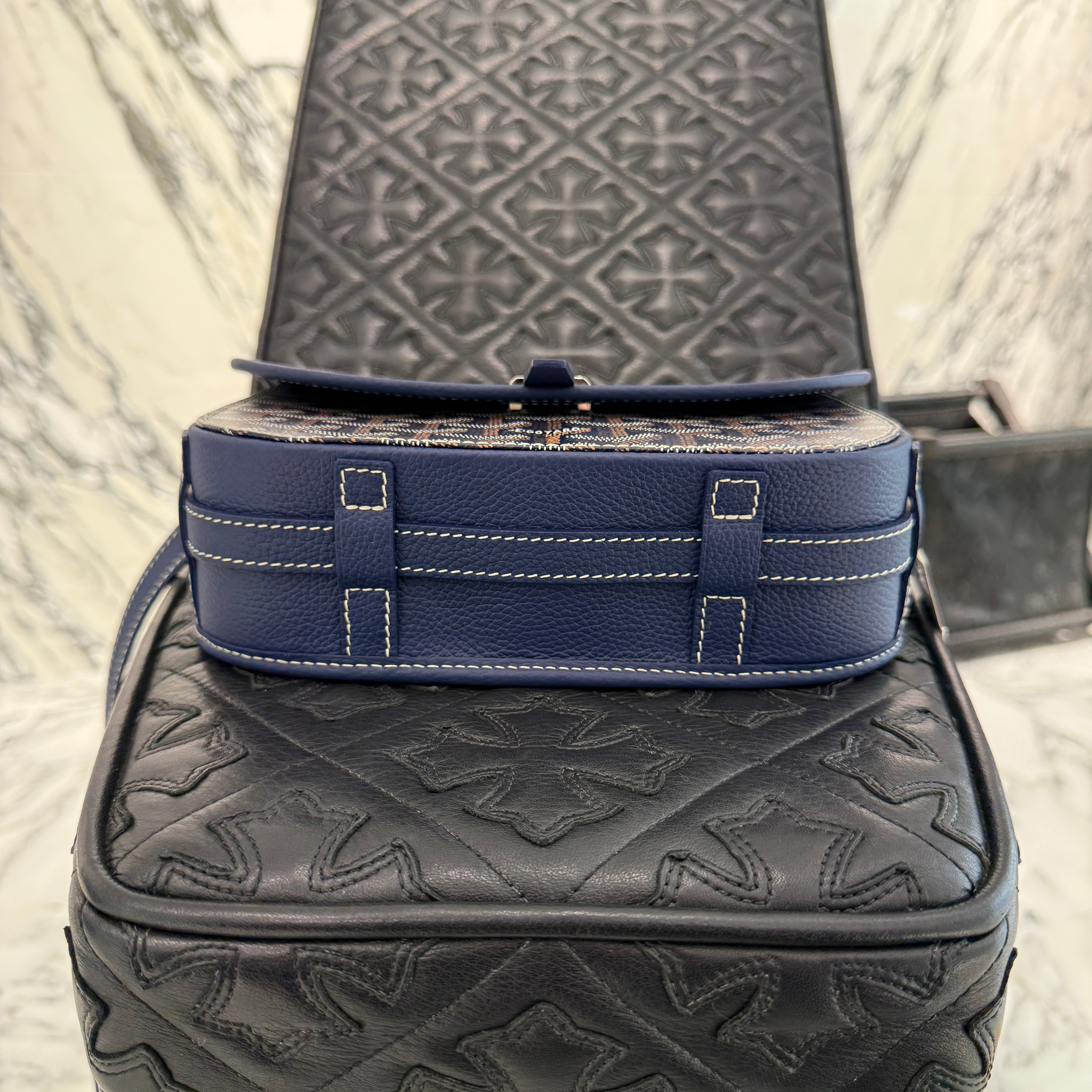 GOYARD 2024SS Belvedere PM Shoulder Bag BELVE3PMLTY09CG09P ゴヤール ベルヴェデーレ PM ショルダーバッグ