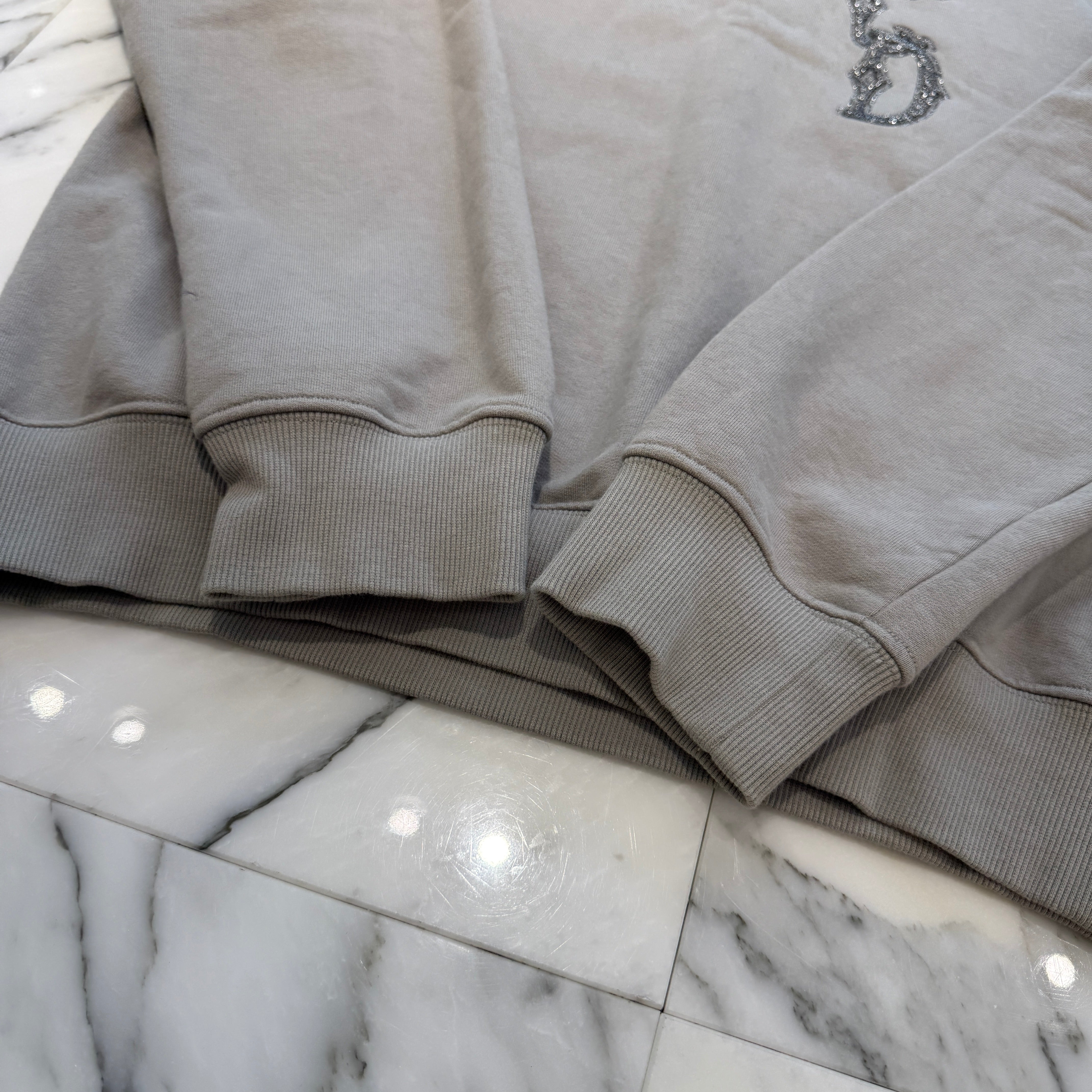 DIOR 2023AW CD Logo Embroidery Crewneck Sweat Shirt 343J699A0531 Size S ディオール CDロゴ刺繍 クルーネック スウェットシャツ サイズS