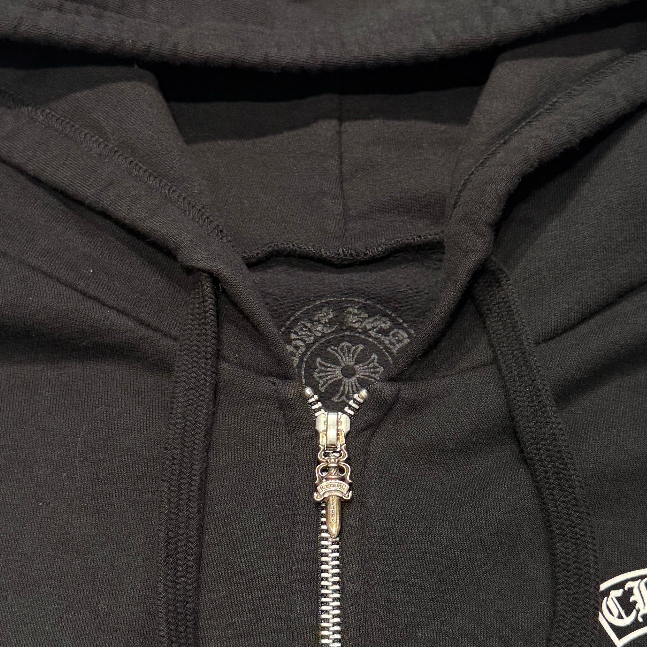 CHROME HEARTS Back Arch FUCK YOU Logo Zip Up Hoodie Size M クロムハーツ バックアーチ USA ロゴ ジップアップフーディー サイズM