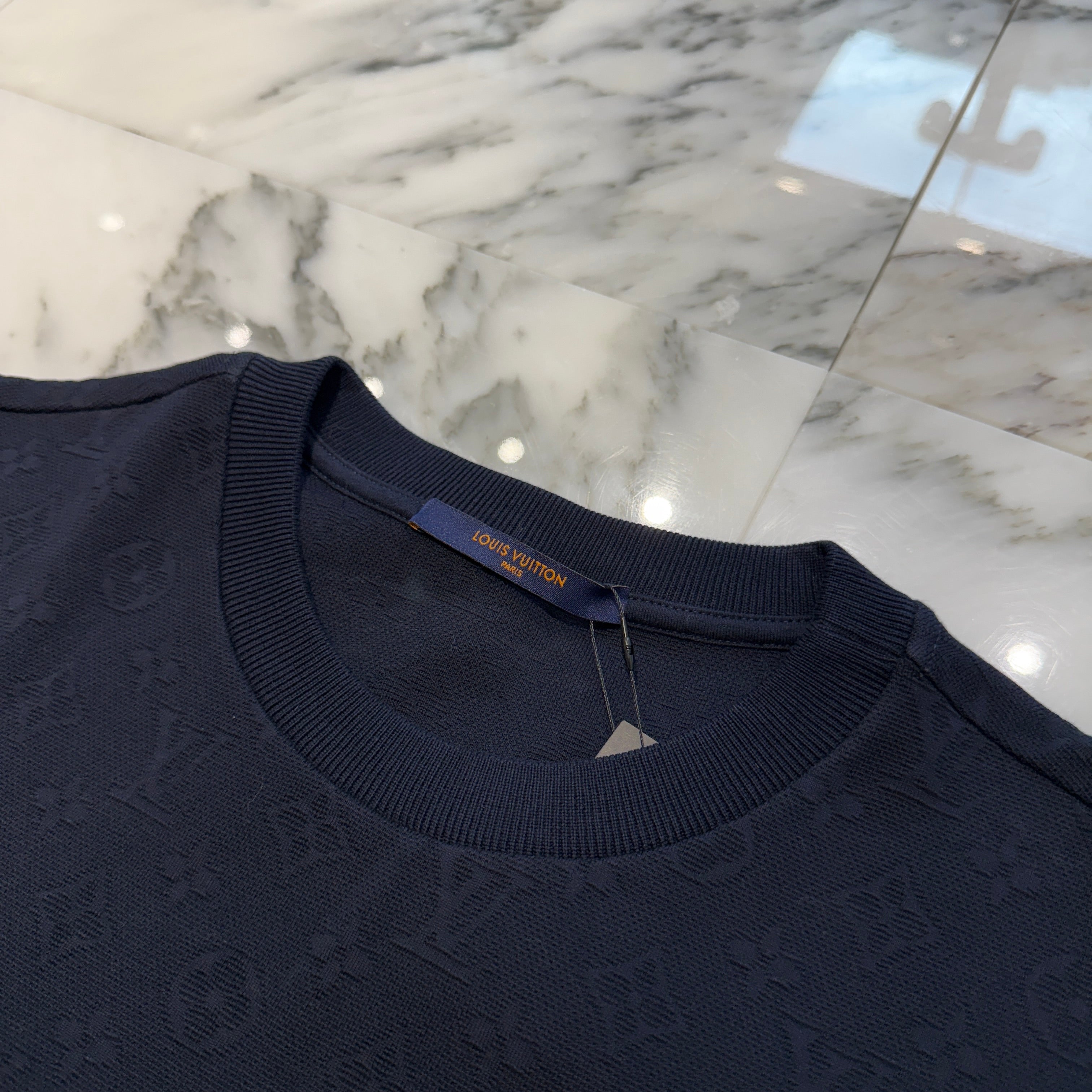 LOUIS VUITTON 2022AW Signature 3D Pocket Monogram Cotton Tee HIY49W Size S ルイヴィトン シグネチャー 3Dポケット モノグラム コットンTシャツ サイズS