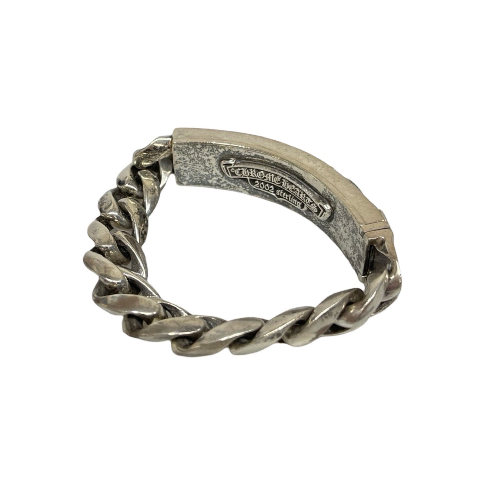 CHROME HEARTS × Rolling Stones Lip & Tongue ID Classic Bracelet 10