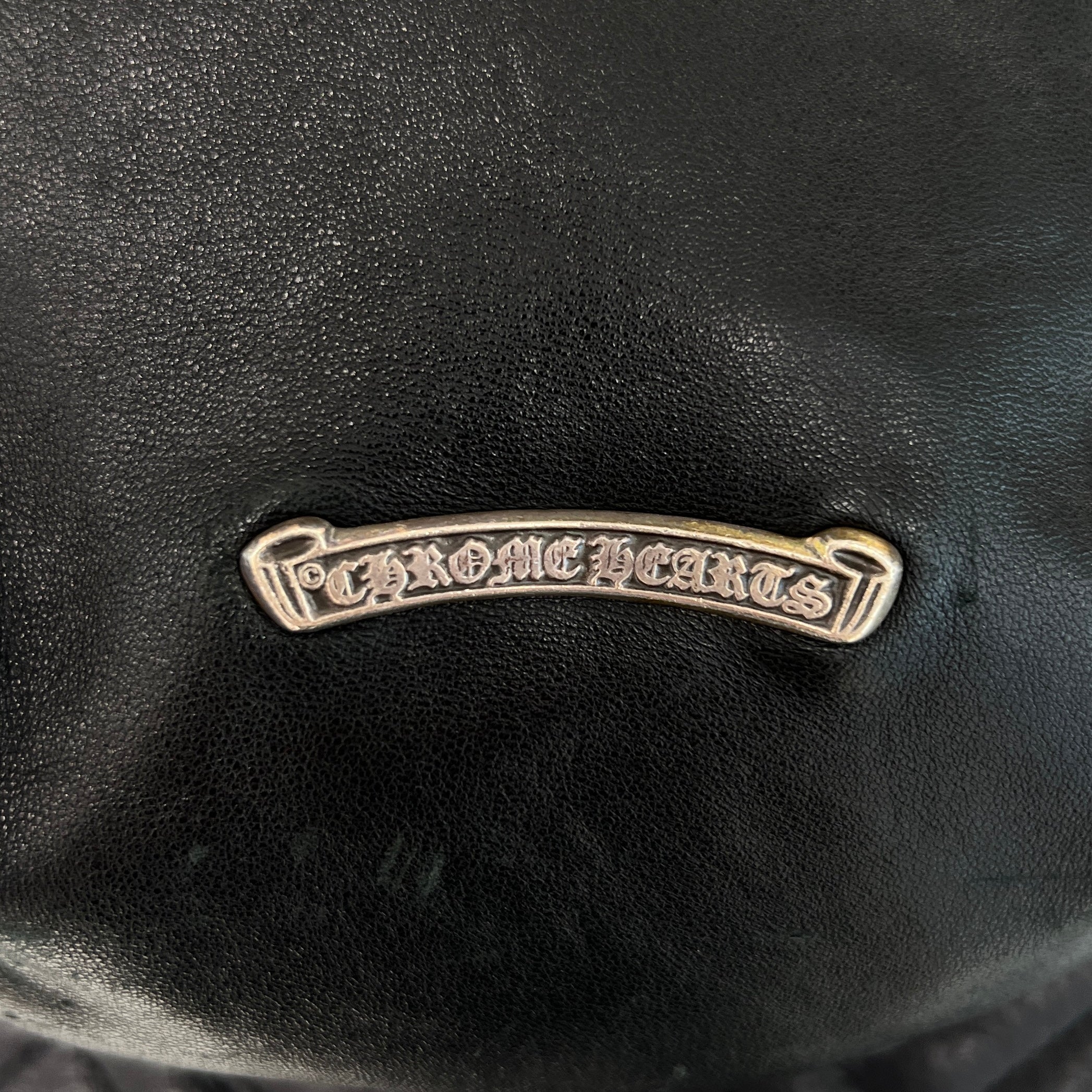 CHROME HEARTS BS FLARE PATCH DRW STRNG SACK クロムハーツ BSフレアパッチ ドローストリング 巾着