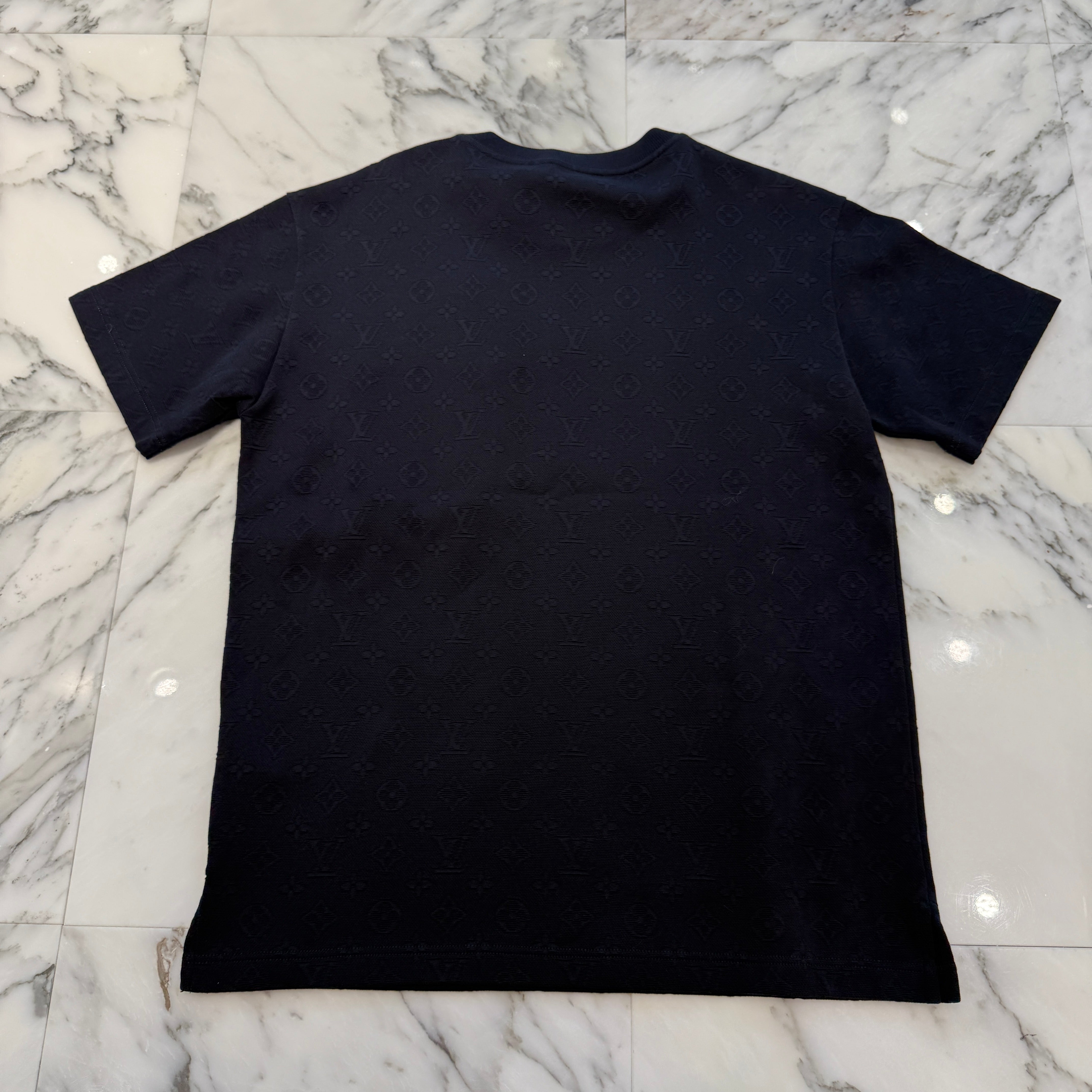 LOUIS VUITTON 2022AW Signature 3D Pocket Monogram Cotton Tee HIY49W Size S ルイヴィトン シグネチャー 3Dポケット モノグラム コットンTシャツ サイズS