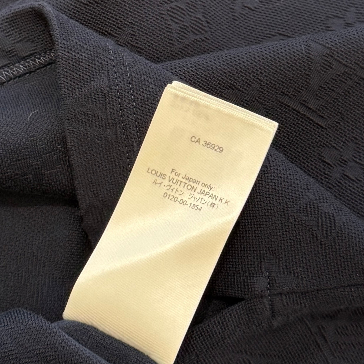 LOUIS VUITTON 2022AW Signature 3D Pocket Monogram Cotton Tee HIY49W Size S ルイヴィトン シグネチャー 3Dポケット モノグラム コットンTシャツ サイズS