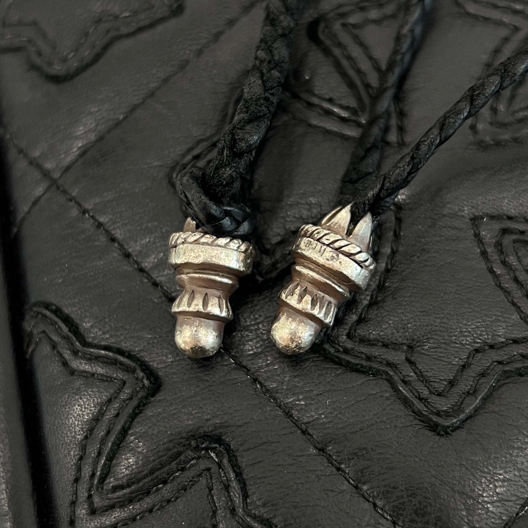 CHROME HEARTS BS FLARE PATCH DRW STRNG SACK クロムハーツ BSフレアパッチ ドローストリング 巾着