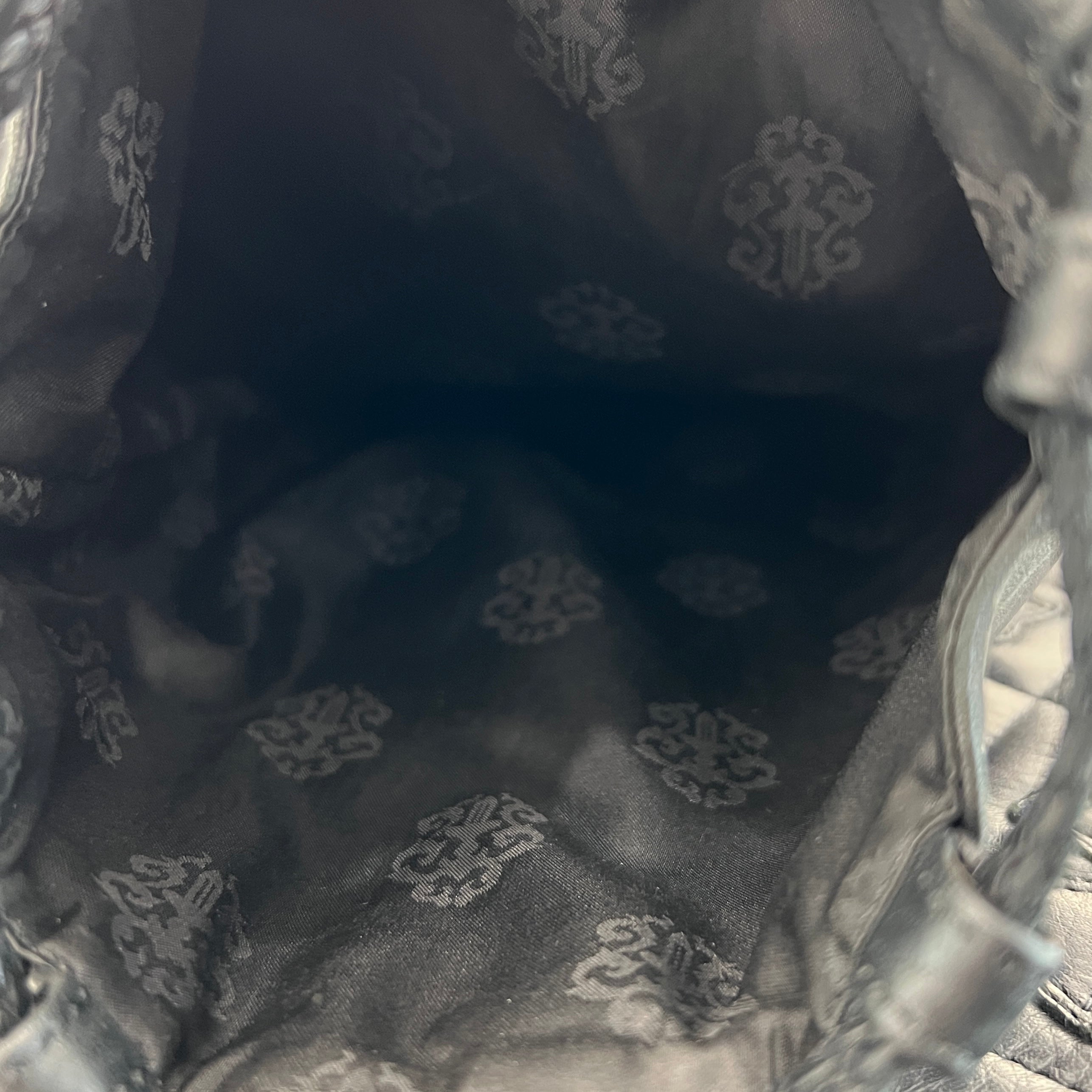 CHROME HEARTS BS FLARE PATCH DRW STRNG SACK クロムハーツ BSフレアパッチ ドローストリング 巾着