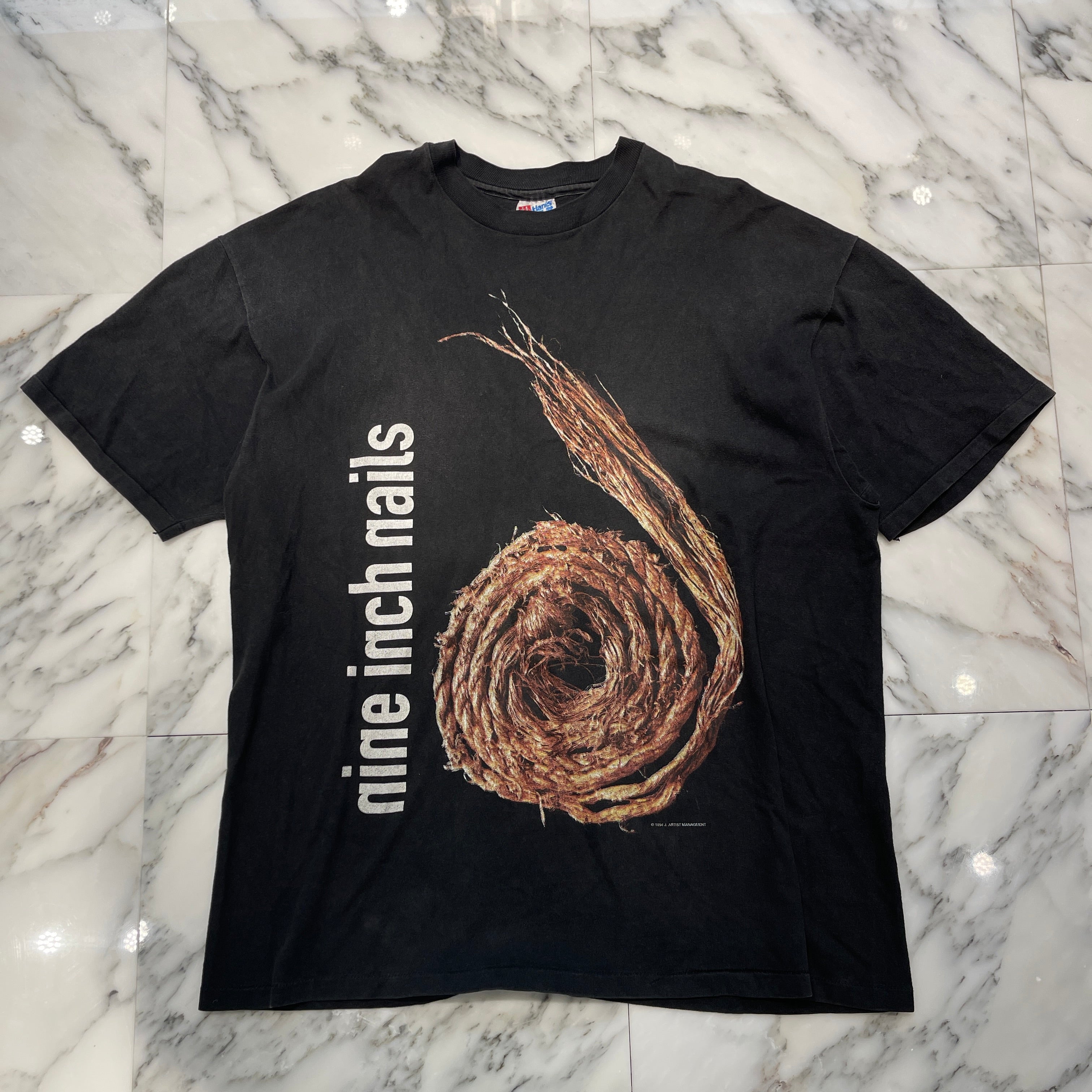 Vintage 90's NINE INCH NAILS "Further Down The Spiral" S/S Tee Size XL 90's ナインインチネイルズ "ファーザーダウンザスパイラル" Tシャツ サイズXL