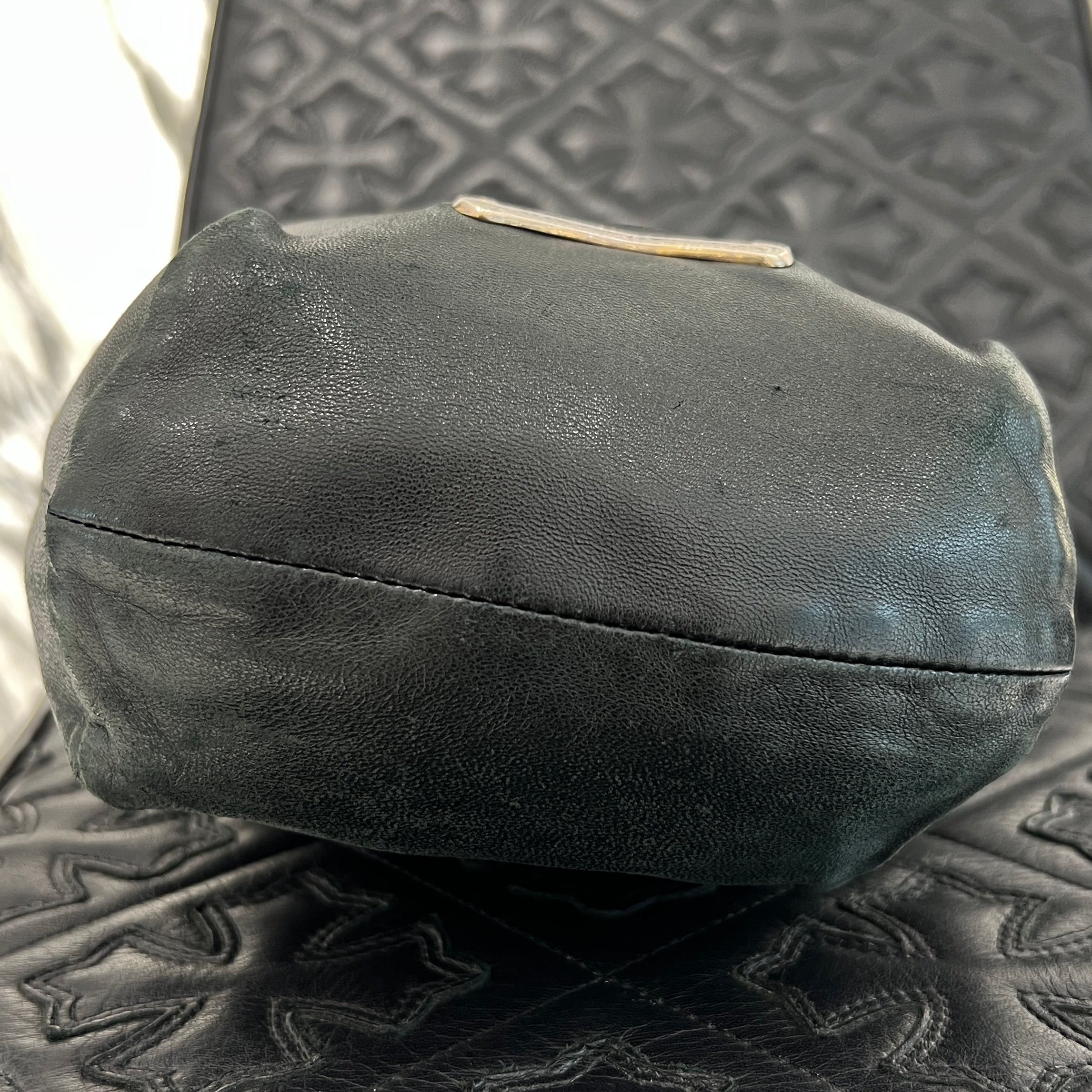 CHROME HEARTS BS FLARE PATCH DRW STRNG SACK クロムハーツ BSフレアパッチ ドローストリング 巾着