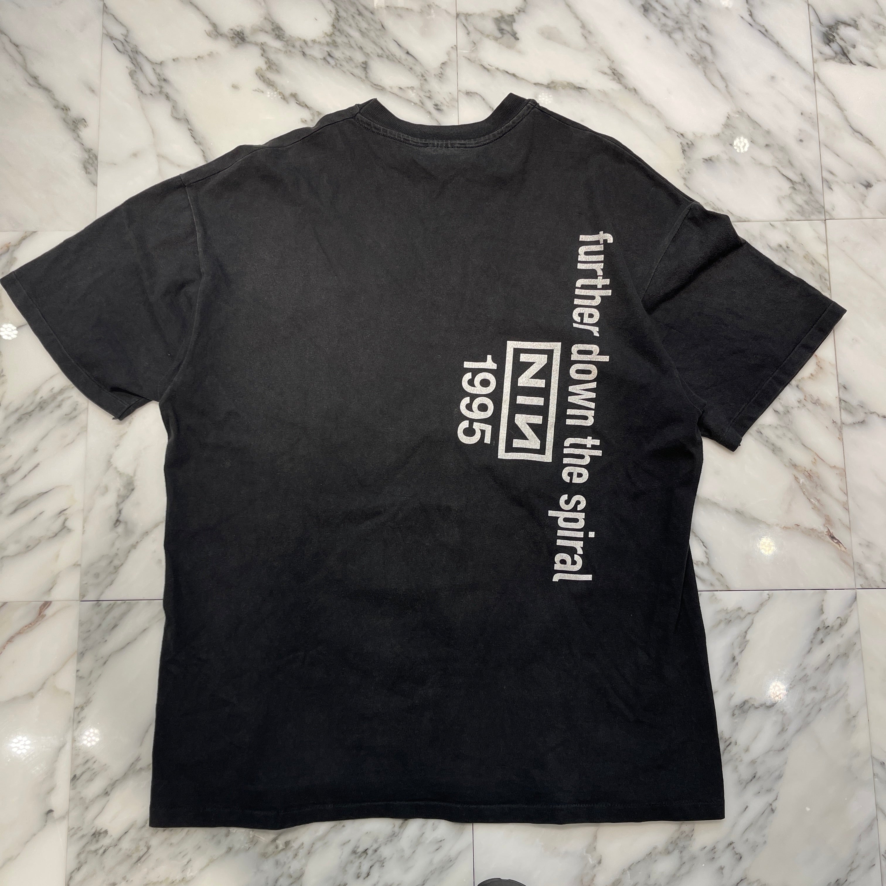 Vintage 90's NINE INCH NAILS "Further Down The Spiral" S/S Tee Size XL 90's ナインインチネイルズ "ファーザーダウンザスパイラル" Tシャツ サイズXL
