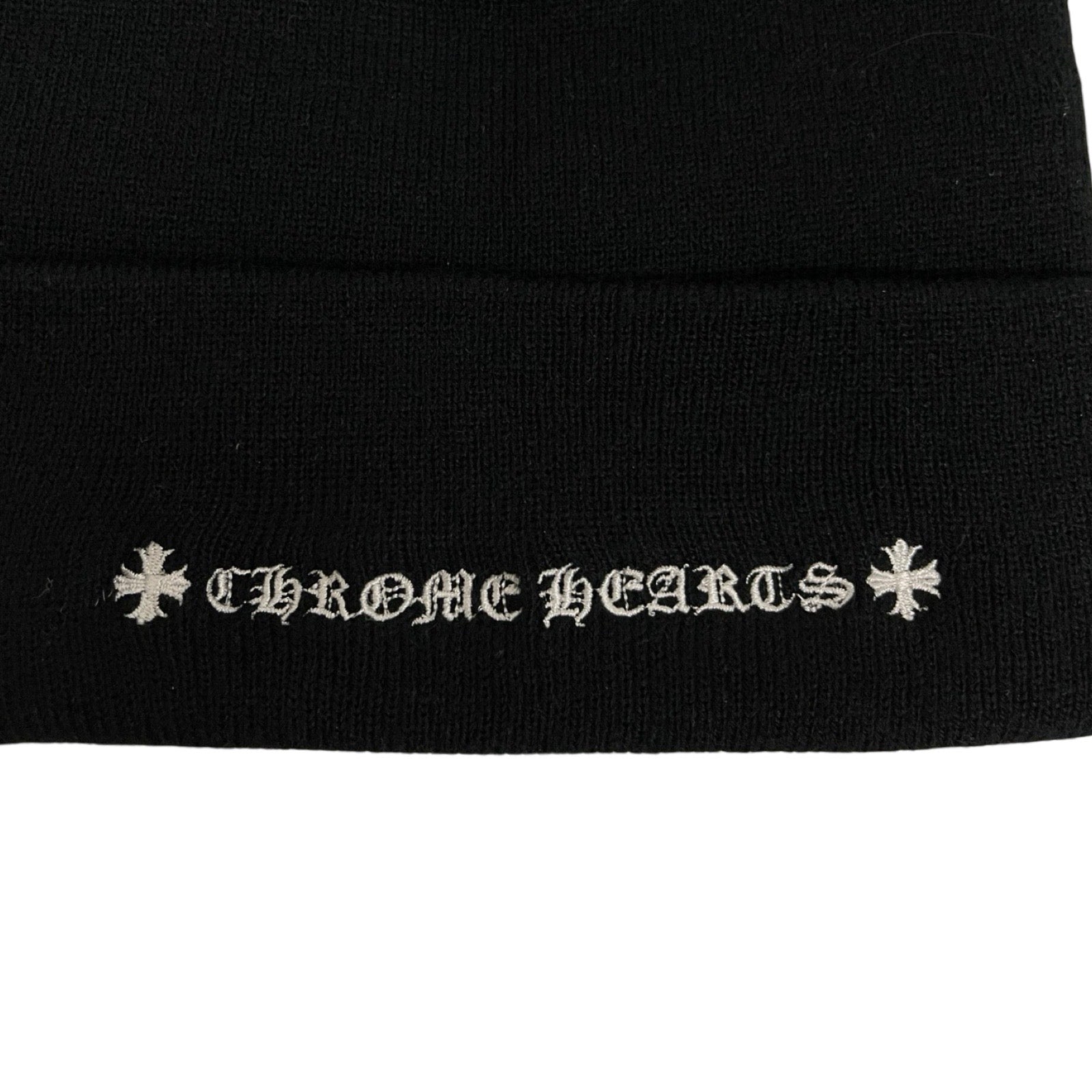 CHROME HEARTS×The Rolling Stones Lip And Tongue Patch Beanie Size ONE SIZE（23cm）