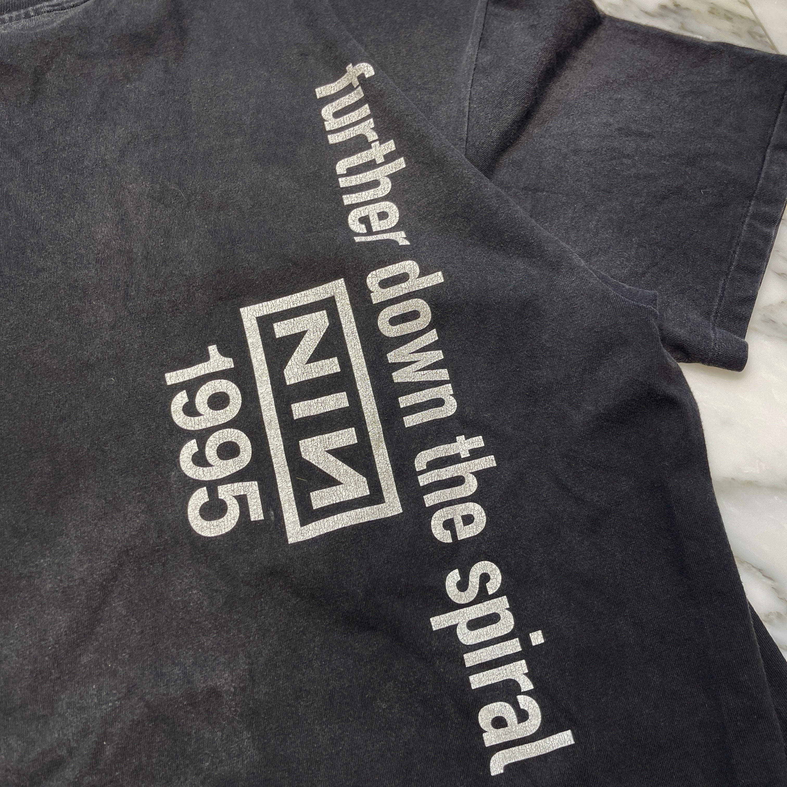 Vintage 90's NINE INCH NAILS "Further Down The Spiral" S/S Tee Size XL 90's ナインインチネイルズ "ファーザーダウンザスパイラル" Tシャツ サイズXL