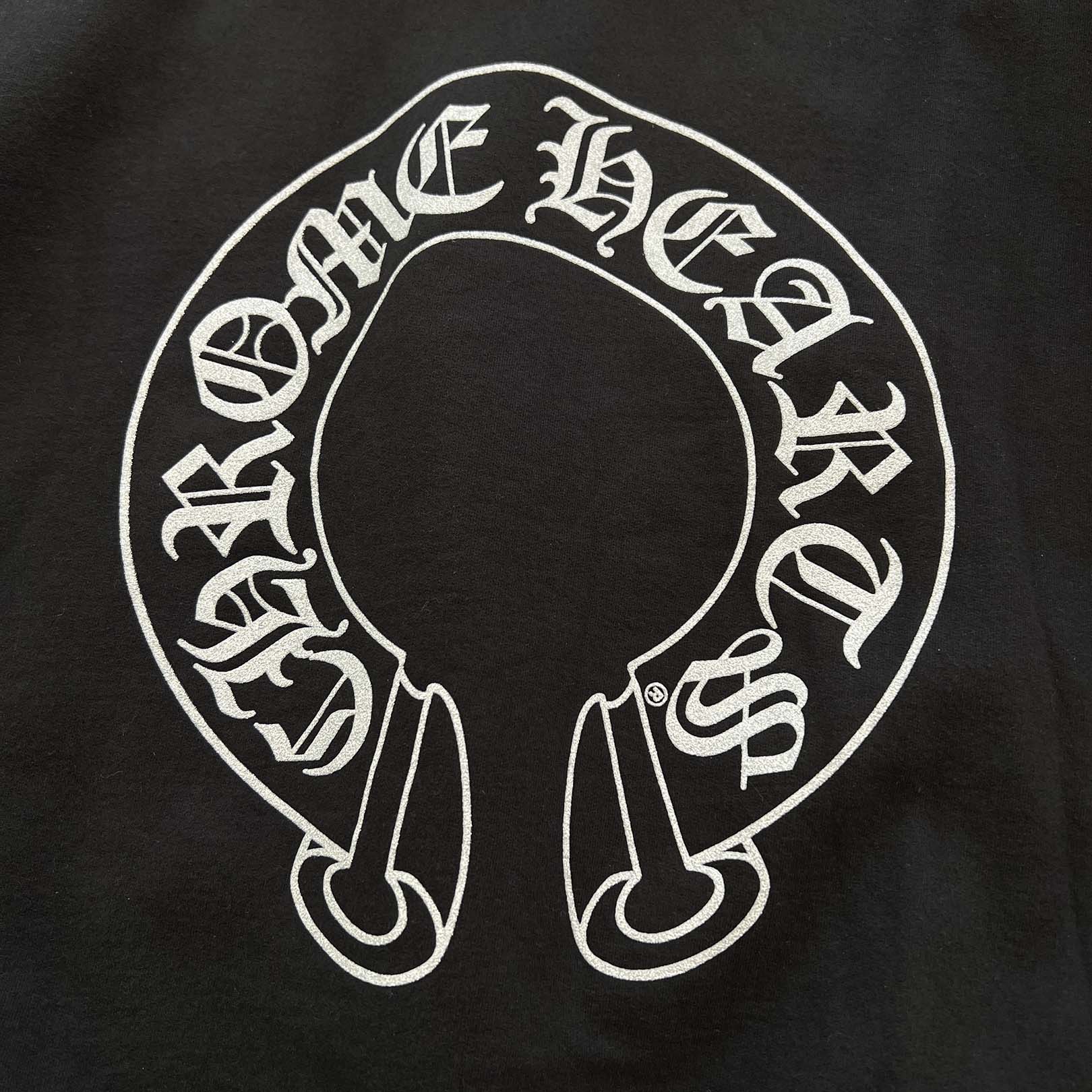 CHROME HEARTS Online Limited Silver Horseshoe Pullover Hoodie Size XXL クロムハーツ オンライン限定 シルバーホースシュー プルオーバーフーディー サイズXXL