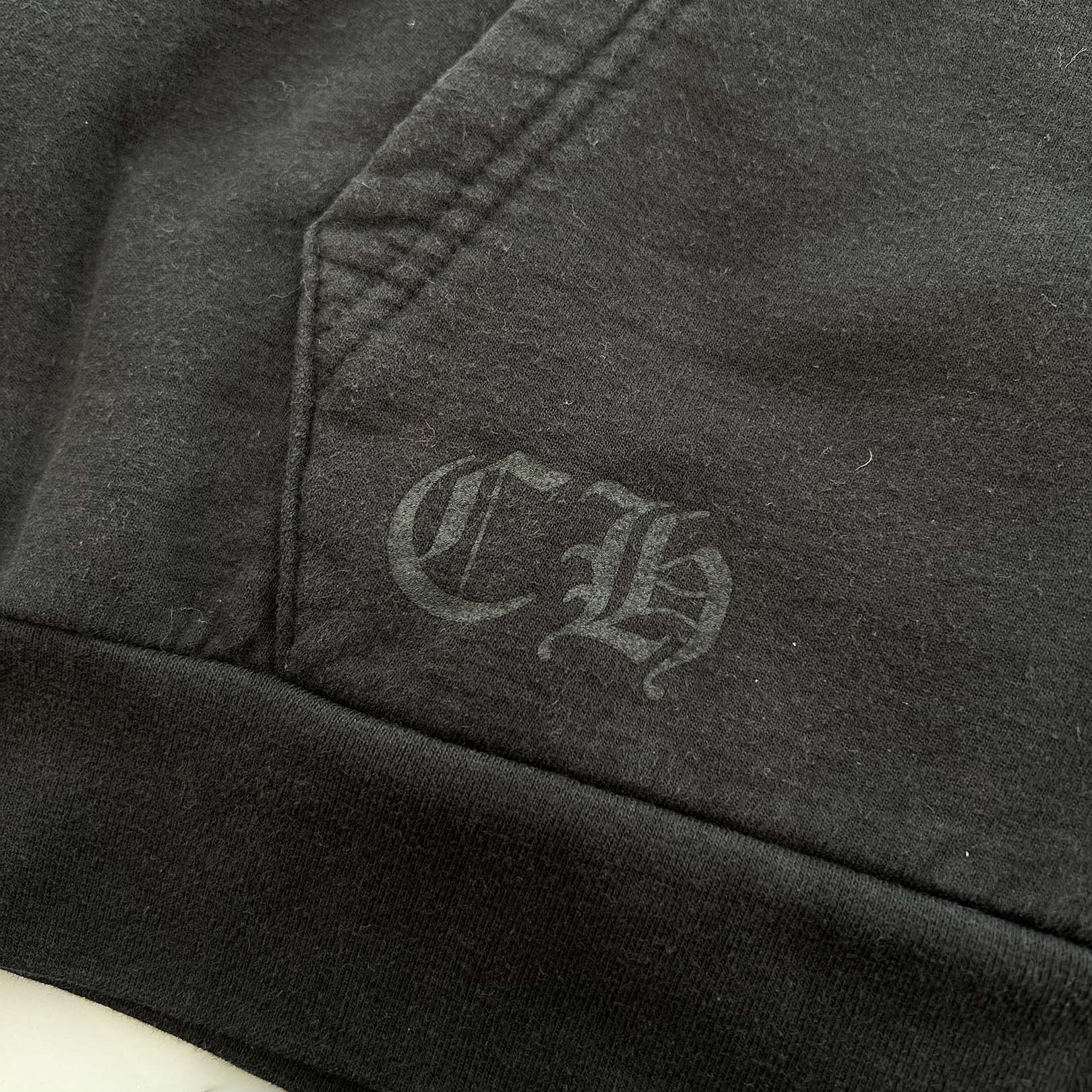 CHROME HEARTS Multi Color Cemetery Cross Zip Up Hoodie Size M クロムハーツ マルチカラー セメタリークロス ジップアップ フーディ サイズM