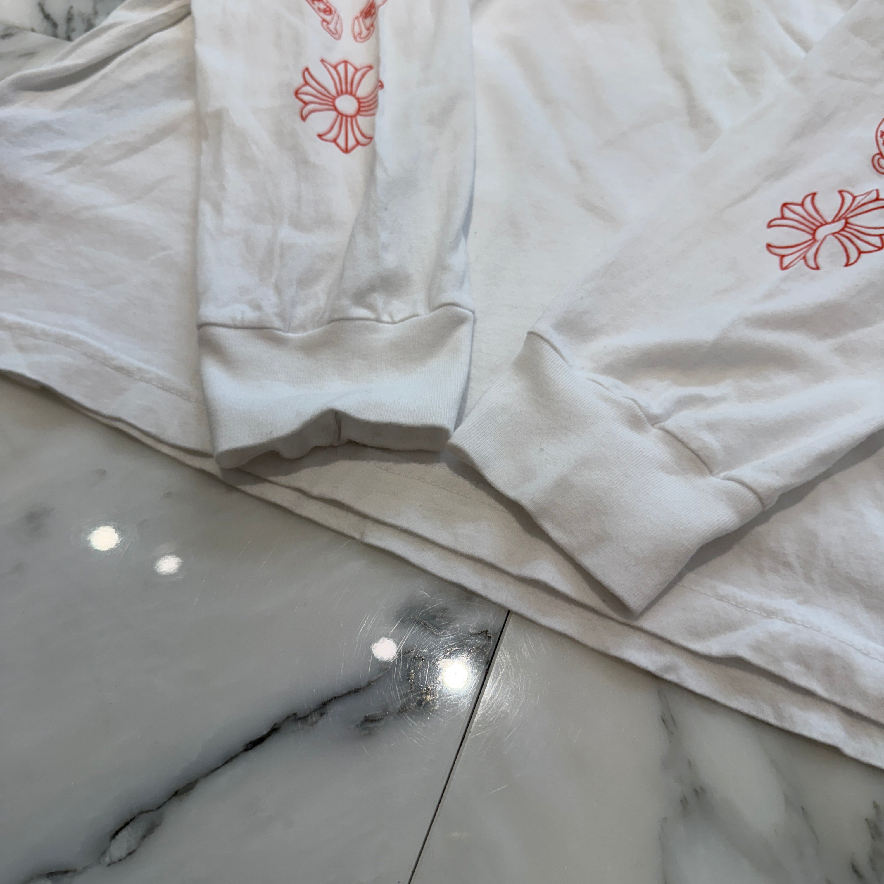 CHROME HEARTS Gradient Logo Long Sleeve Tee Size L クロムハーツ グラデーション ロゴ ロングスリーブTシャツ サイズL