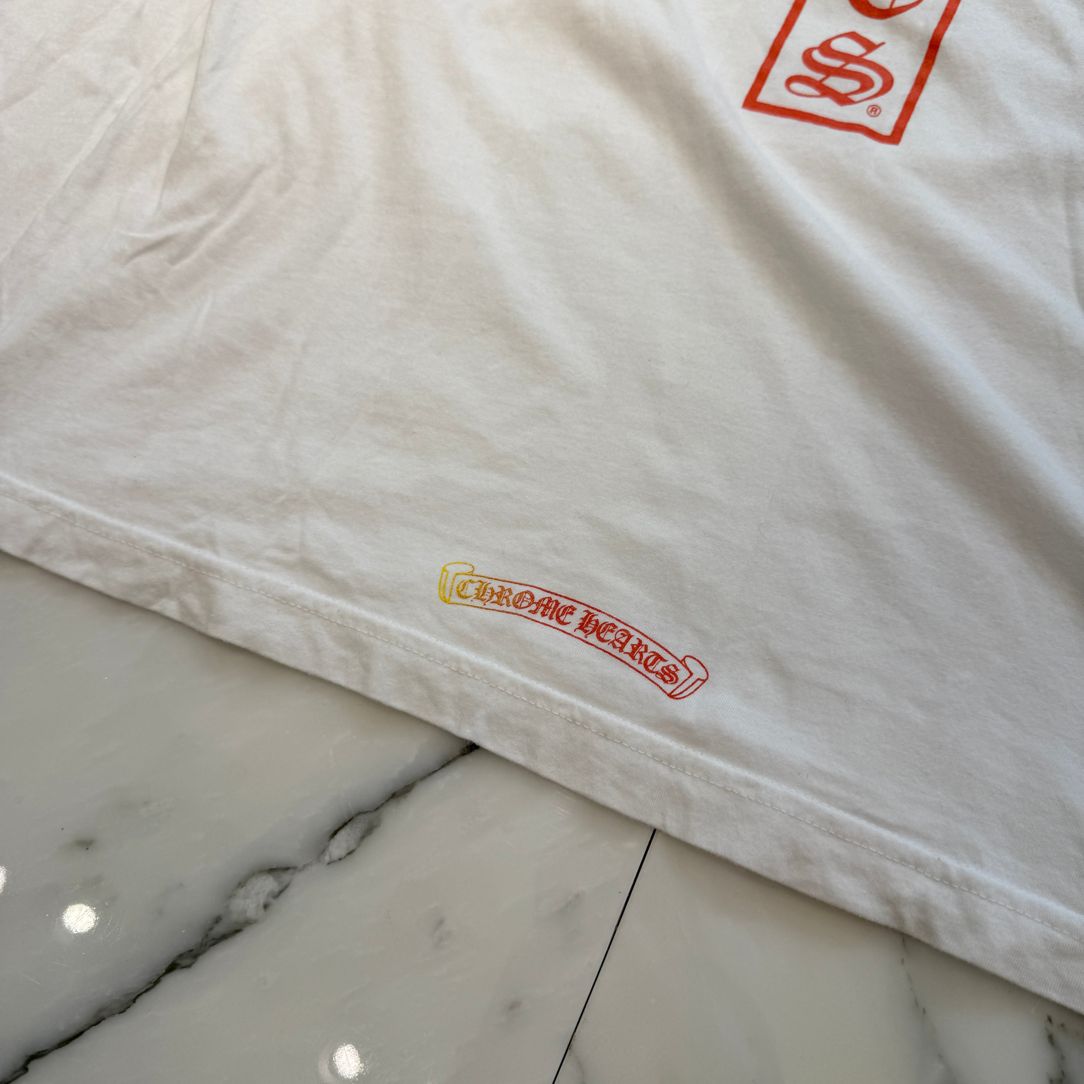 CHROME HEARTS Gradient Logo Long Sleeve Tee Size L クロムハーツ グラデーション ロゴ ロングスリーブTシャツ サイズL