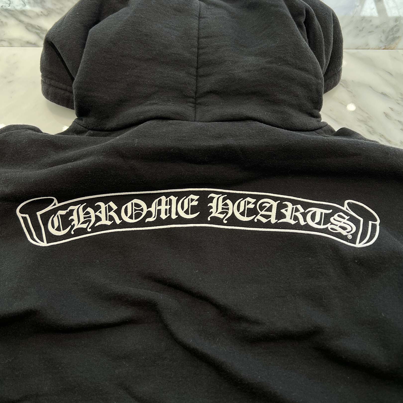 CHROME HEARTS Multi Color Cemetery Cross Zip Up Hoodie Size M クロムハーツ マルチカラー セメタリークロス ジップアップ フーディ サイズM