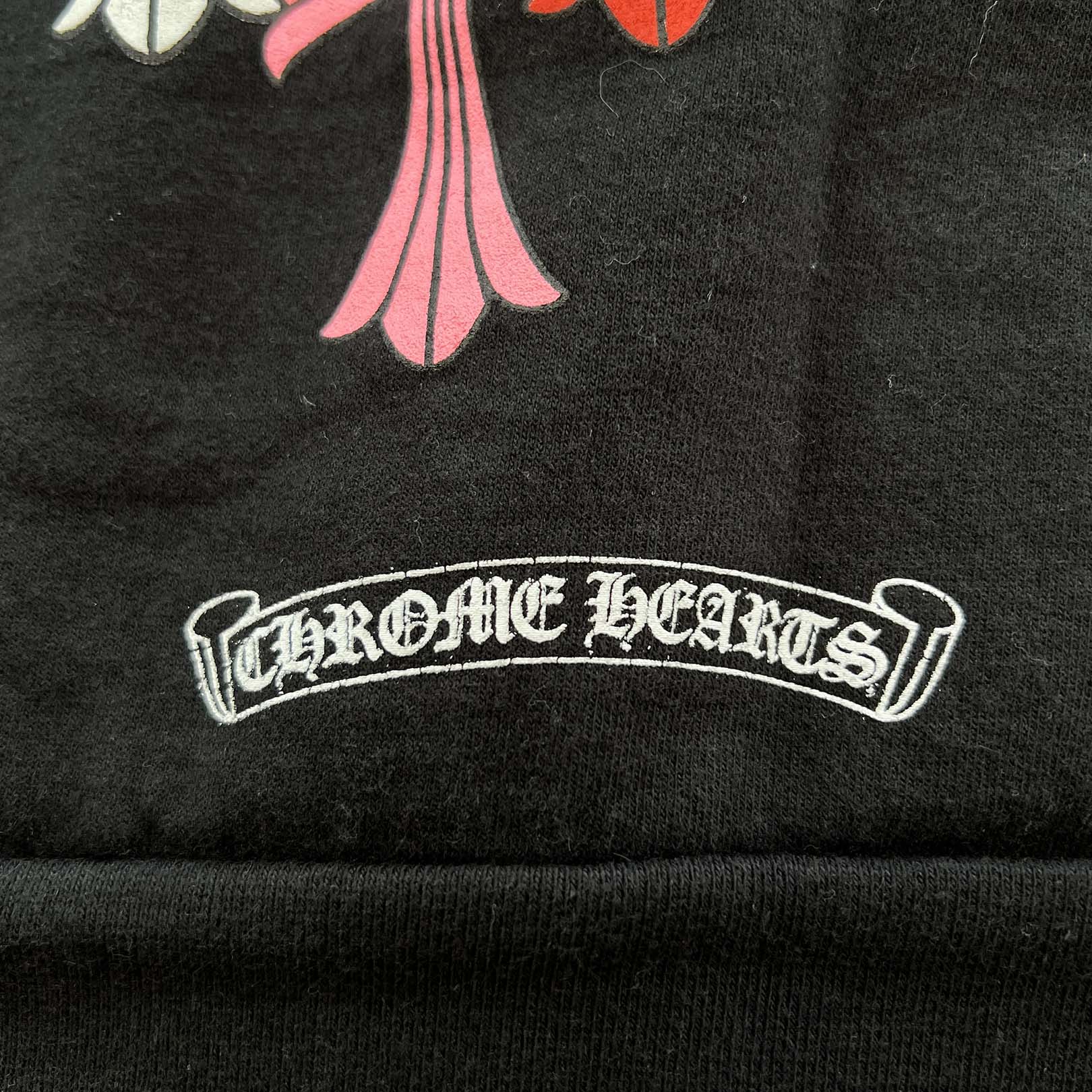 CHROME HEARTS Multi Color Cemetery Cross Zip Up Hoodie Size M クロムハーツ マルチカラー セメタリークロス ジップアップ フーディ サイズM