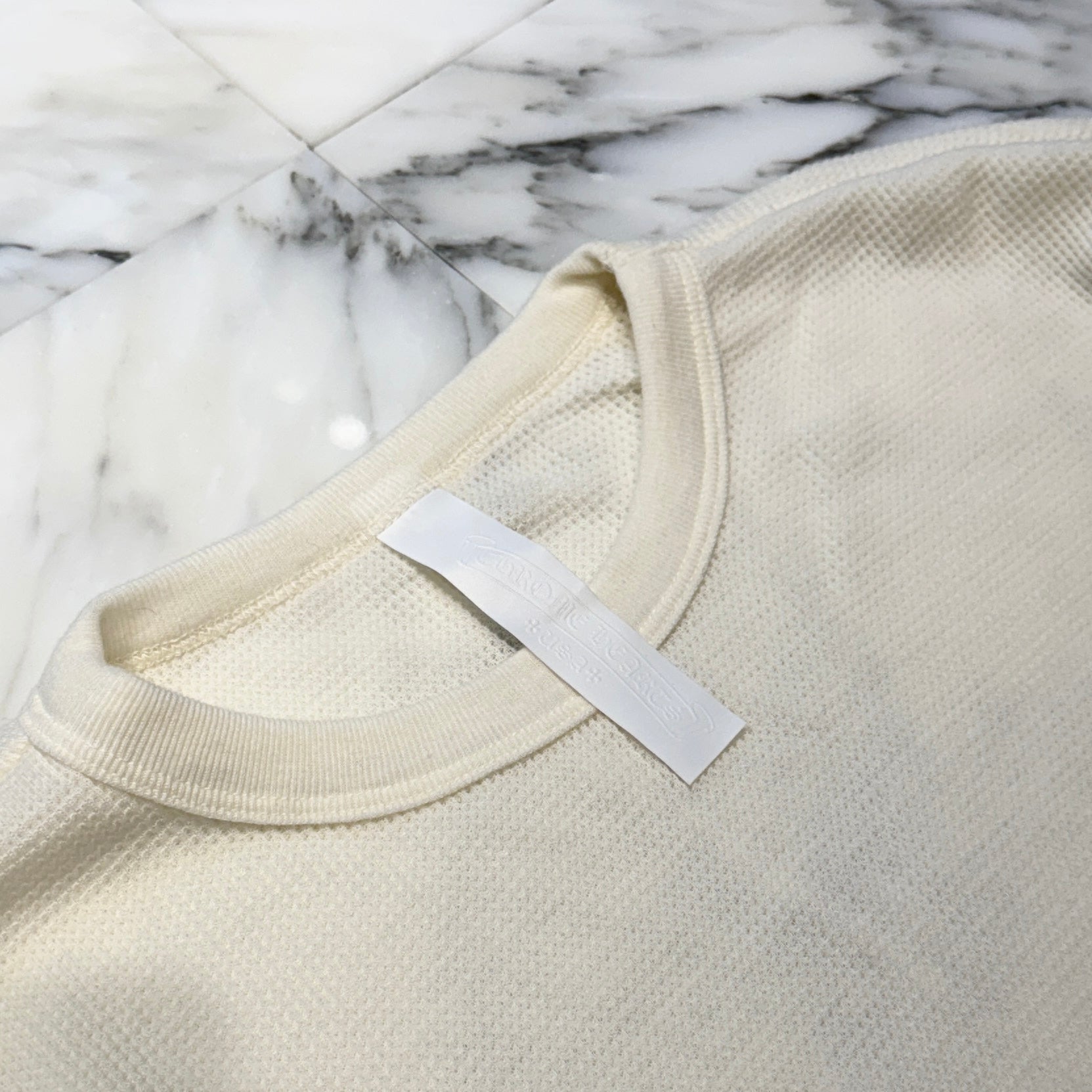 CHROME HEARTS 2025SS Y NOT CH Embroidery Thermal Long Sleeve Tee Size XL クロムハーツ ワイノット CH刺繍 サーマル ロングスリーブTシャツ サイズXL