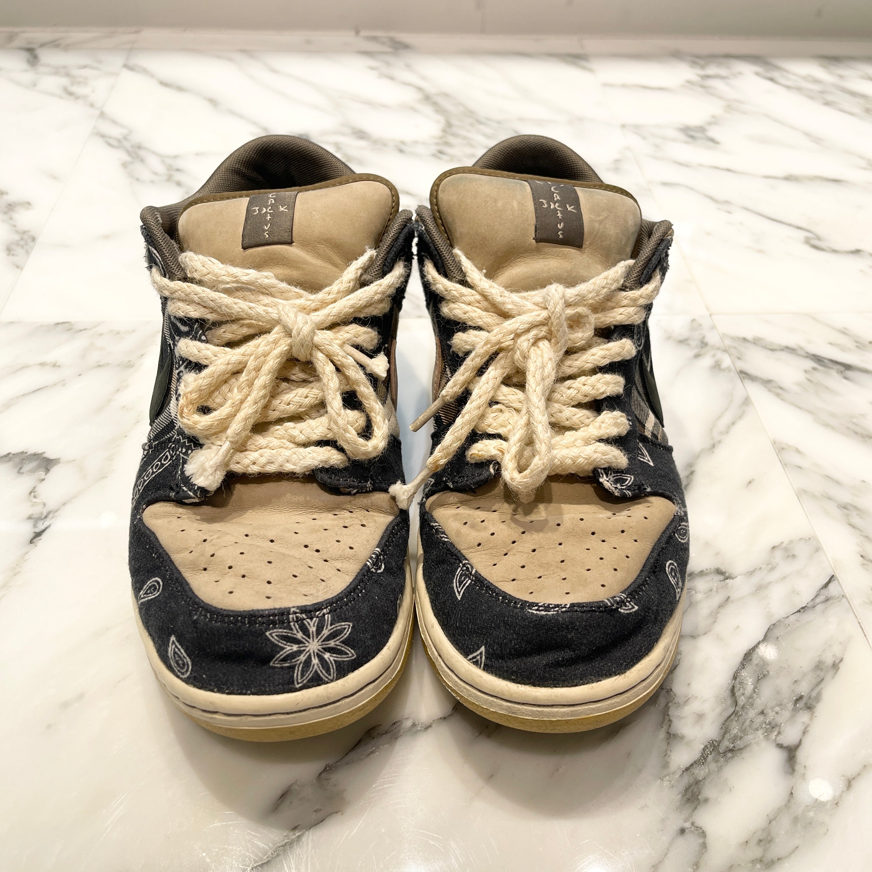 NIKE × Travis Scott 2022SS SB DUNK LOW Cactus Jack "Black / Parachute Beige" CT5053-001 Size US10.5（28.5cm）ナイキ × トラヴィススコット SB ダンクロウ カクタスジャック "ブラック/パラシュートベージュ" サイズUS10.5（28.5cm）